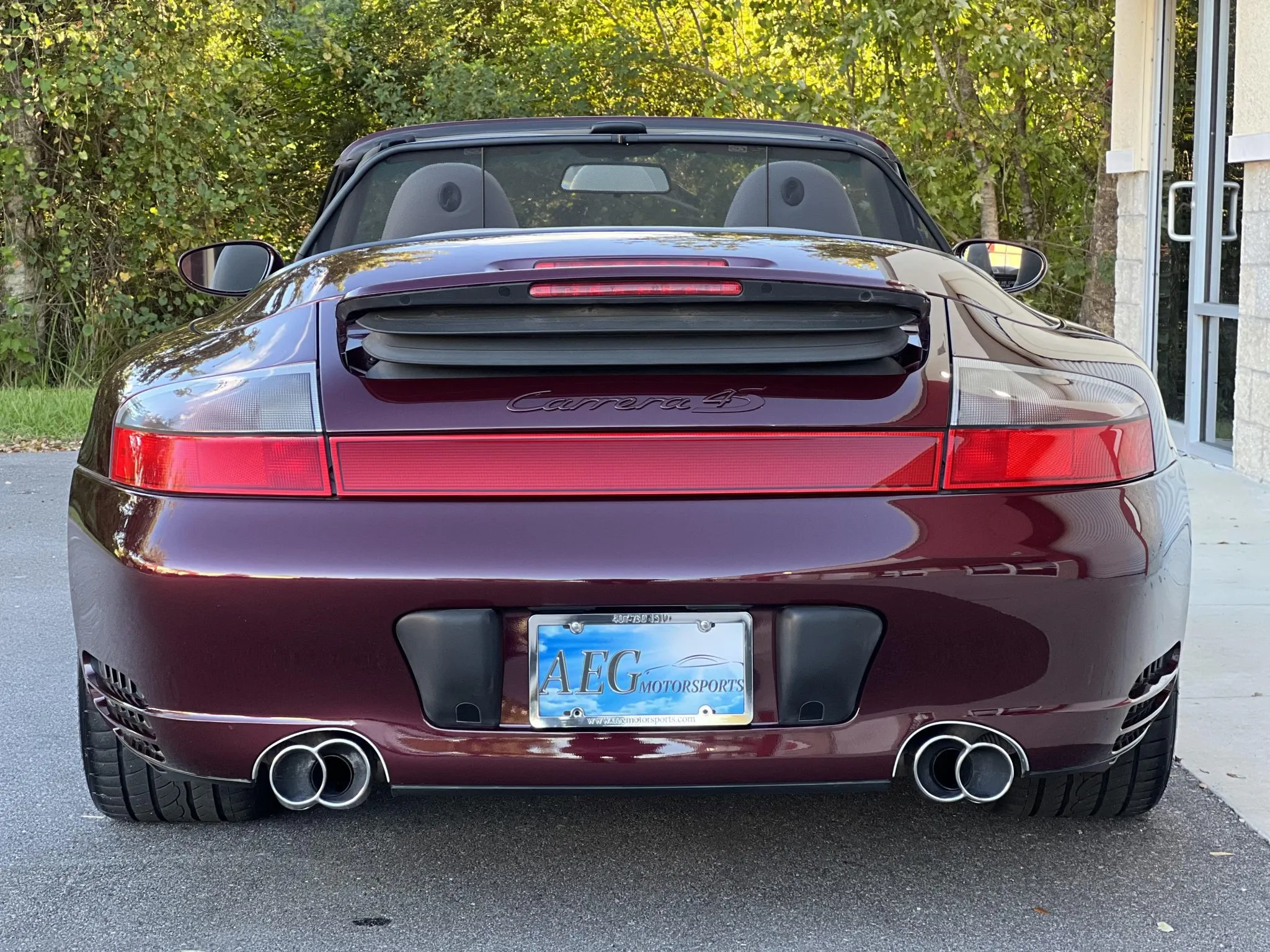 2004 Porsche 911 Carrera 4S Cabriolet in Carmon Red Metallic