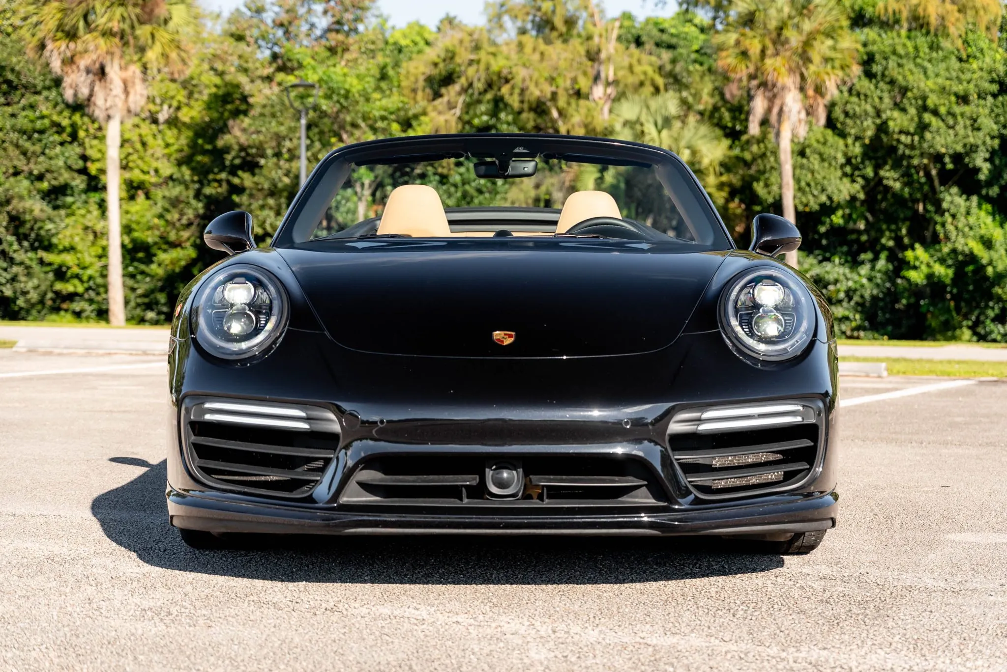 2019 Porsche 911 Turbo S Cabriolet in Jet Black Metallic