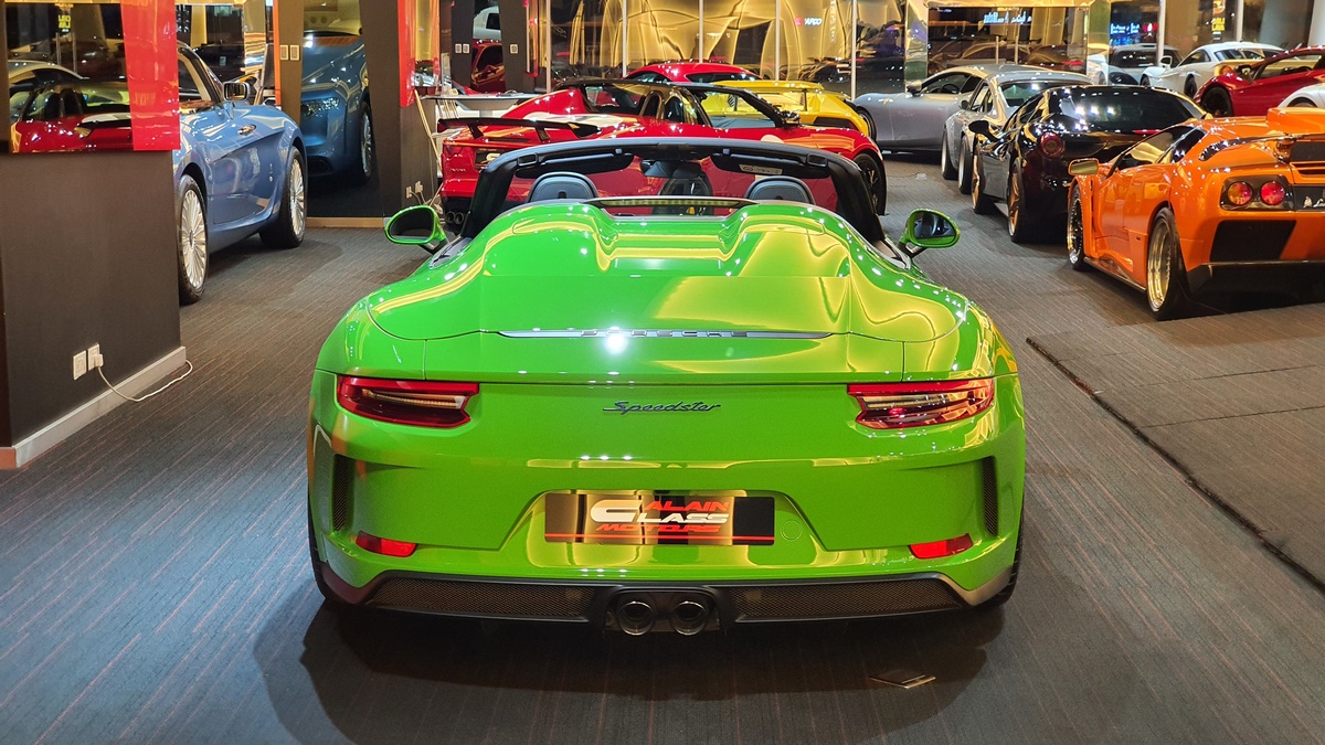2019 Porsche 911 Speedster in Willow Green