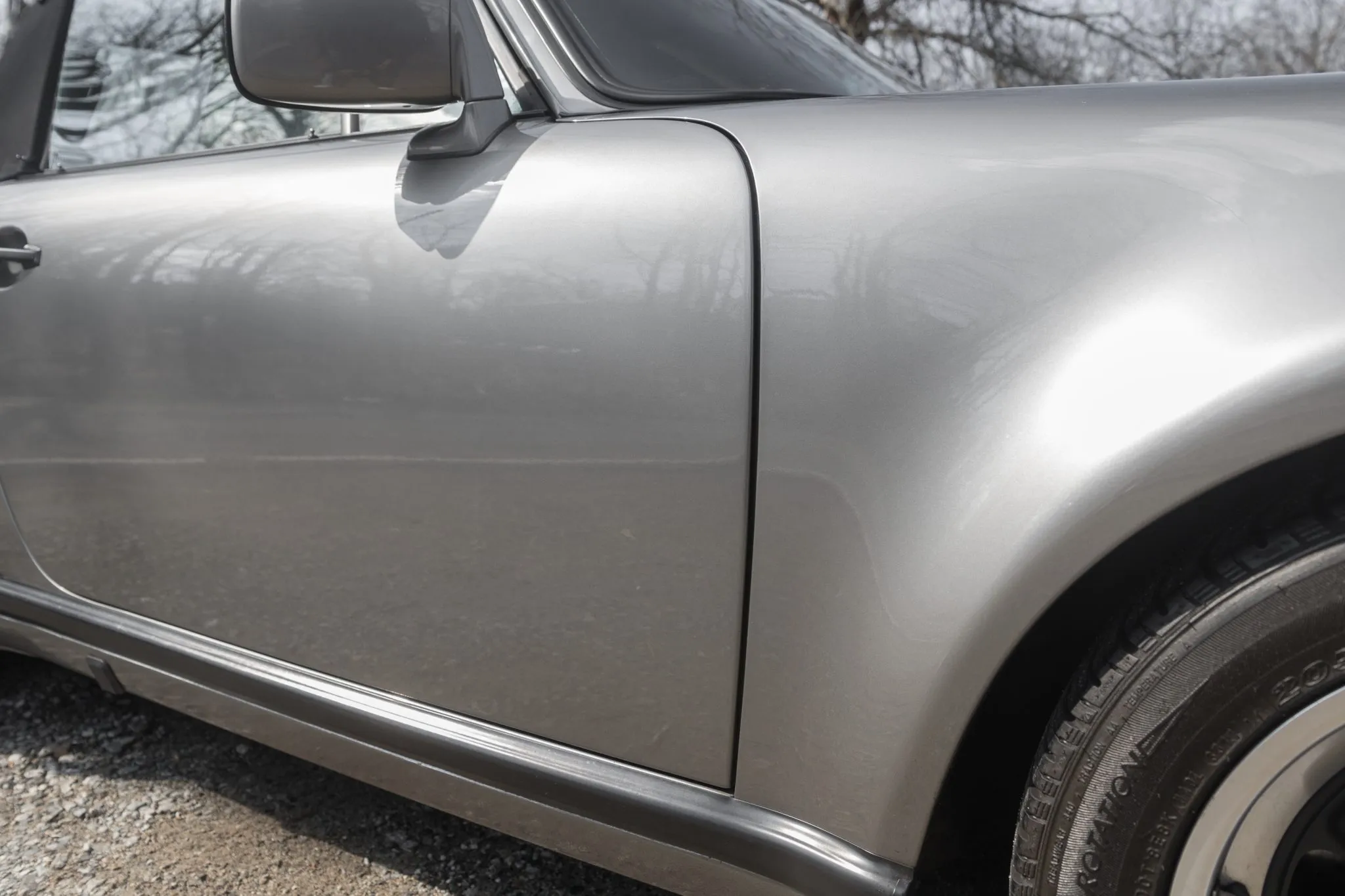 1989 Porsche 911 Turbo Cabriolet in Stone Grey Metallic