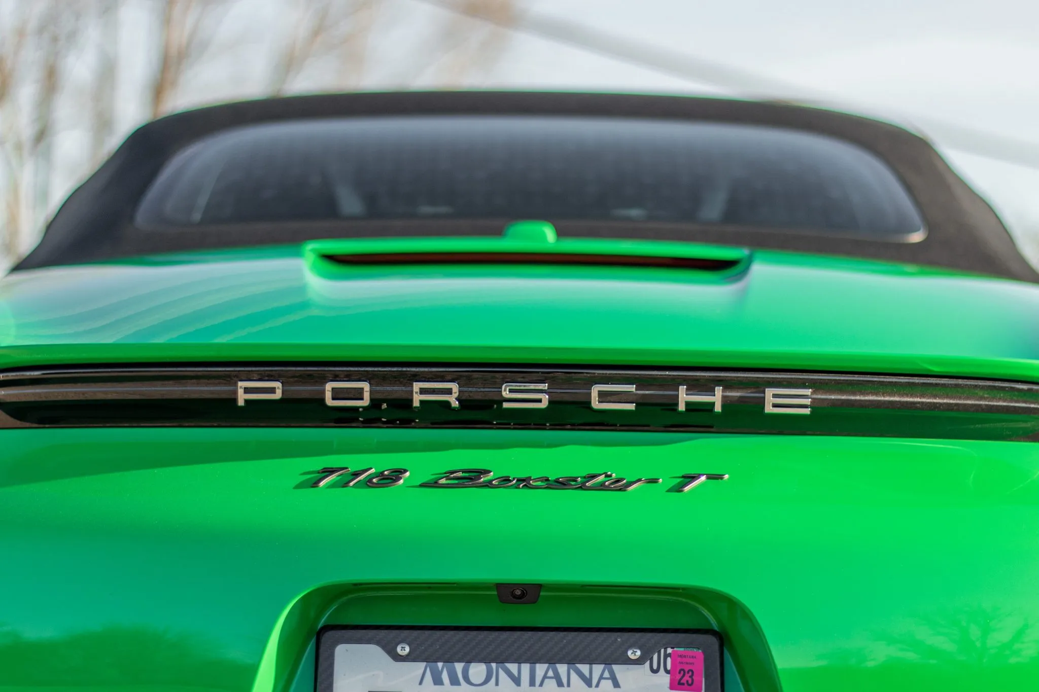 2021 Porsche 718 Boxster T 4.0 in Python Green
