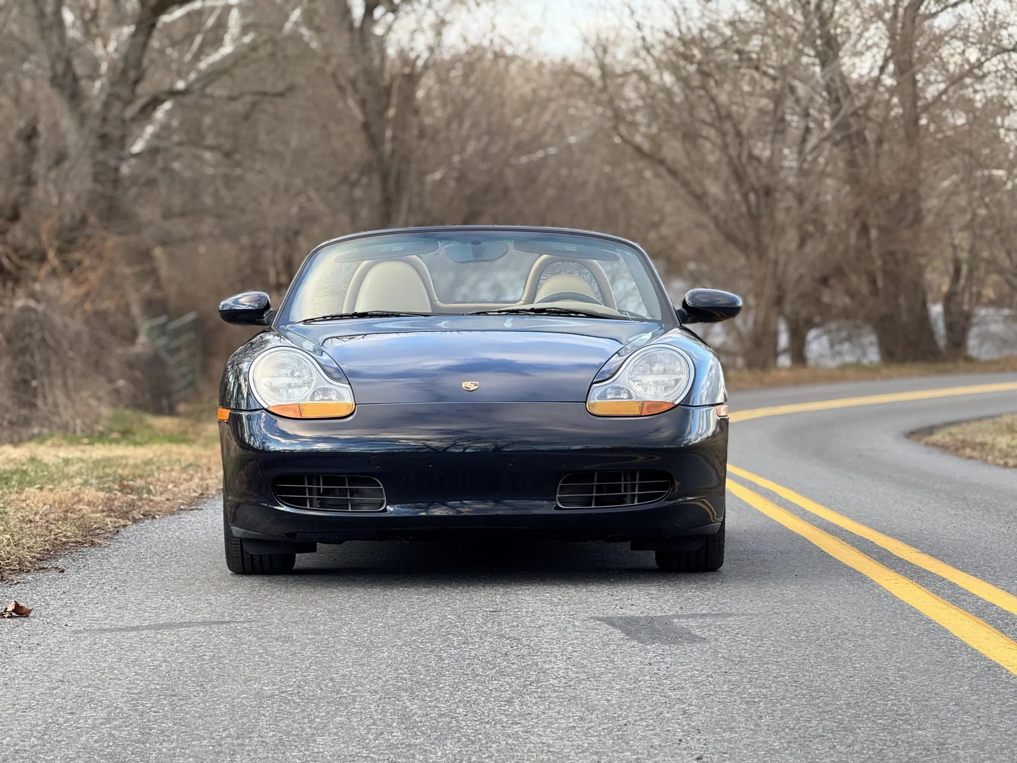 2000 Porsche Boxster in Ocean Blue Metallic