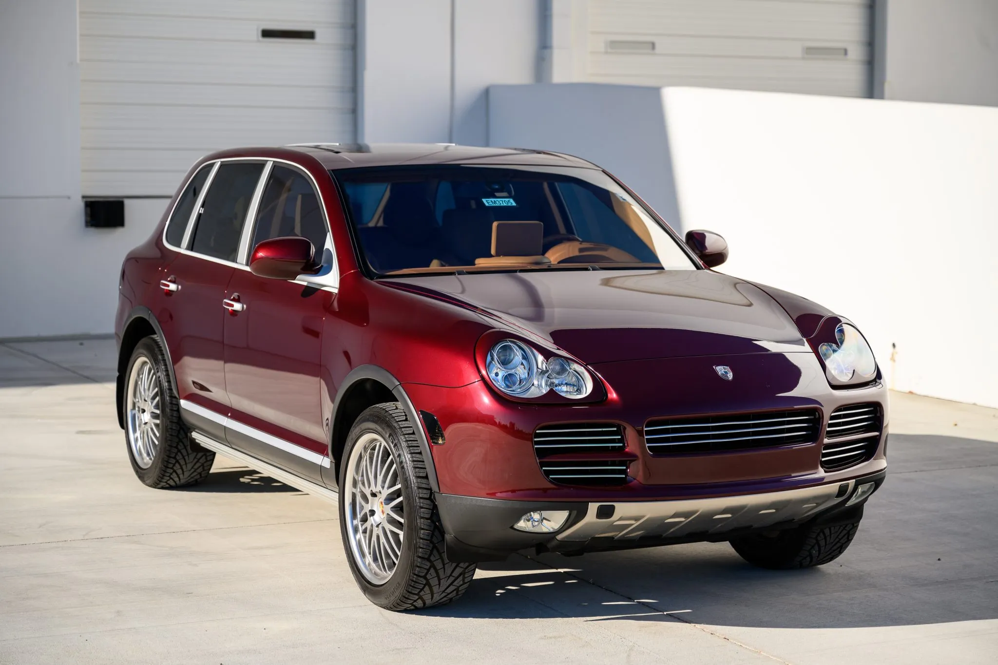 2004 Porsche Cayenne in Carmon Red Metallic