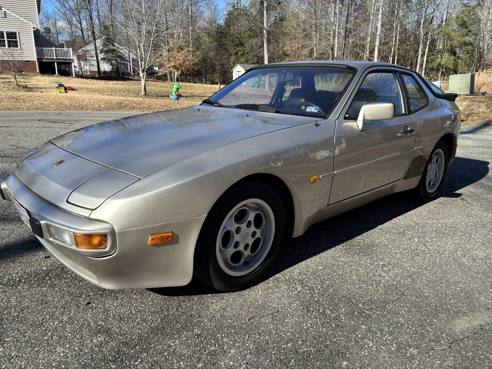 Euro 1984 Porsche 944 In Zermatt Silver Metallic