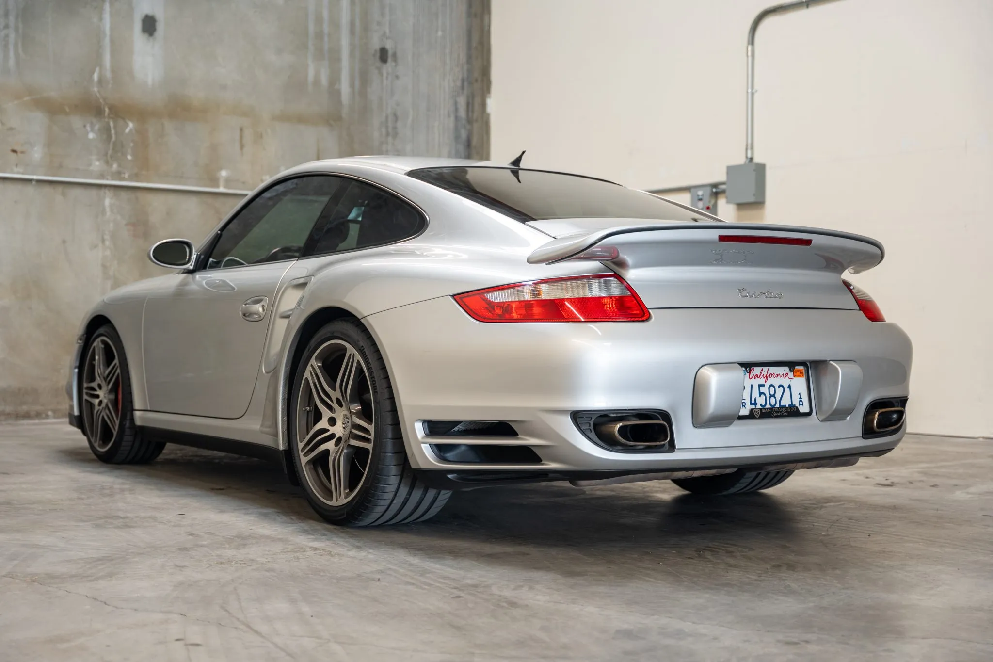 2007 Porsche 911 Turbo Coupe in Arctic Silver Metallic