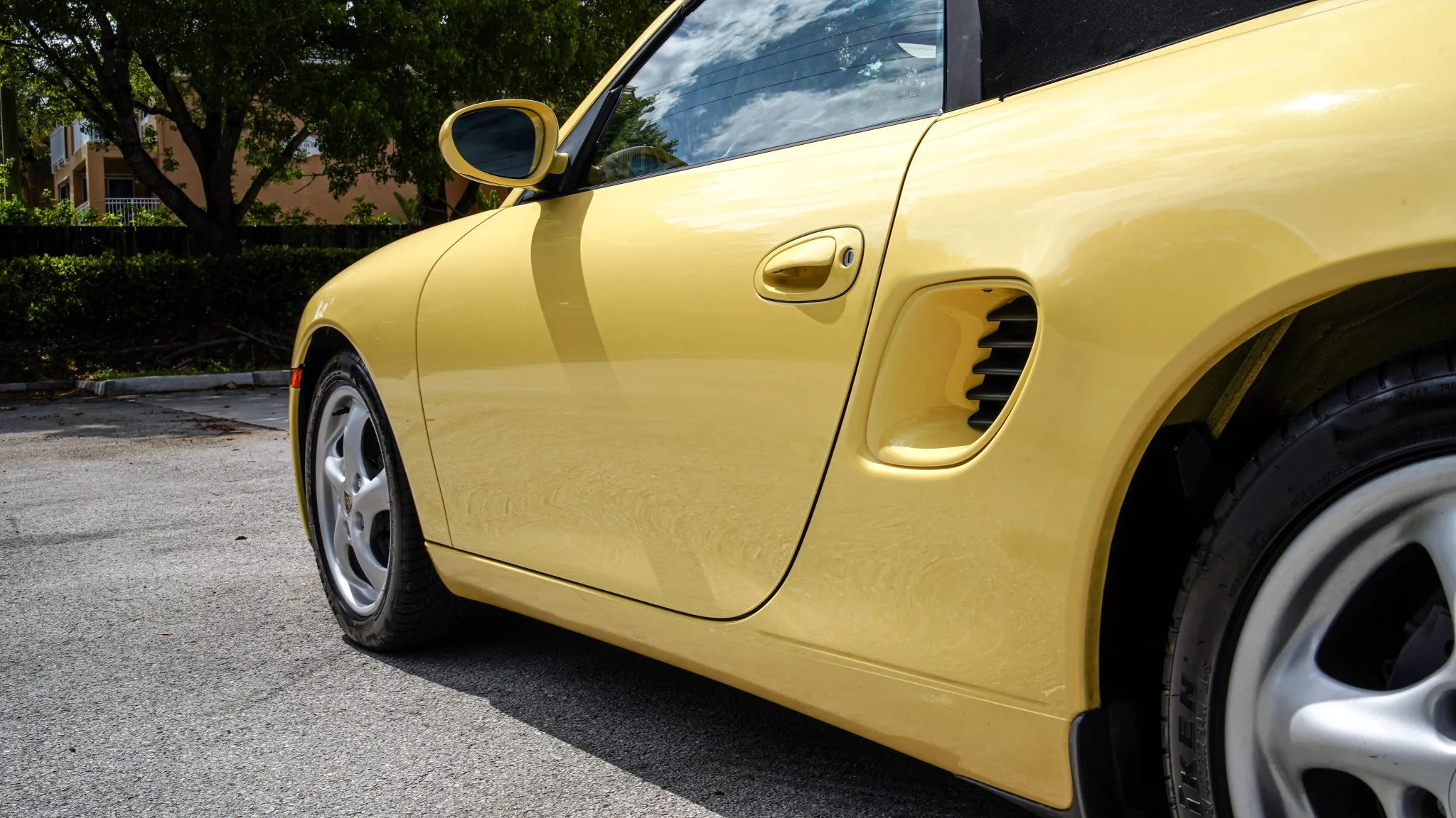 1999 Porsche Boxster in Pastel Yellow