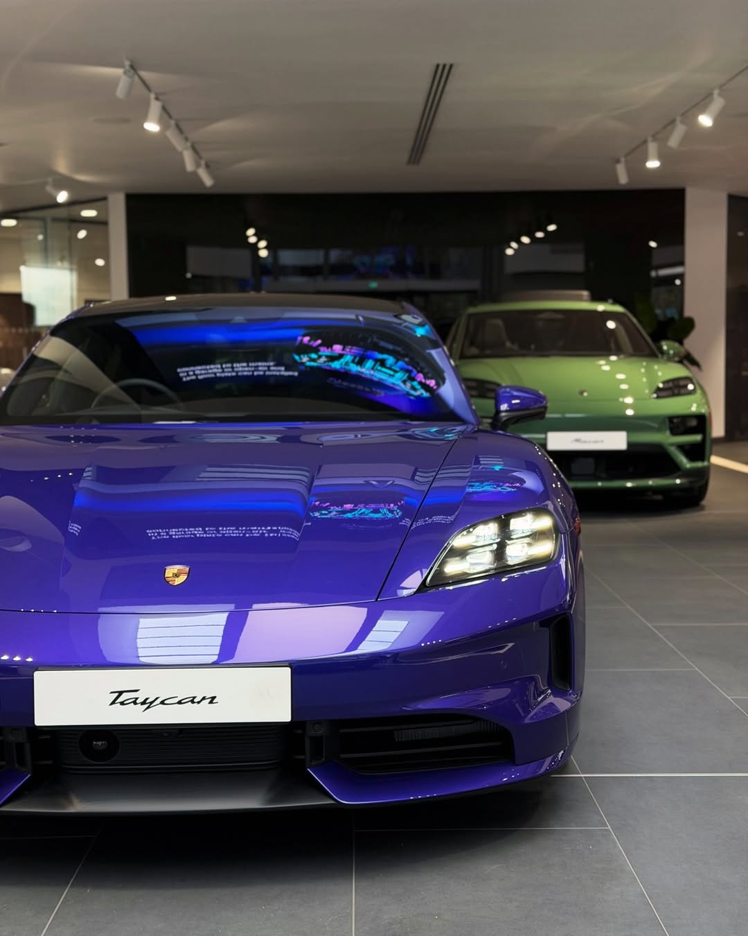 2025 Porsche Taycan 4S in Purple Sky Metallic
