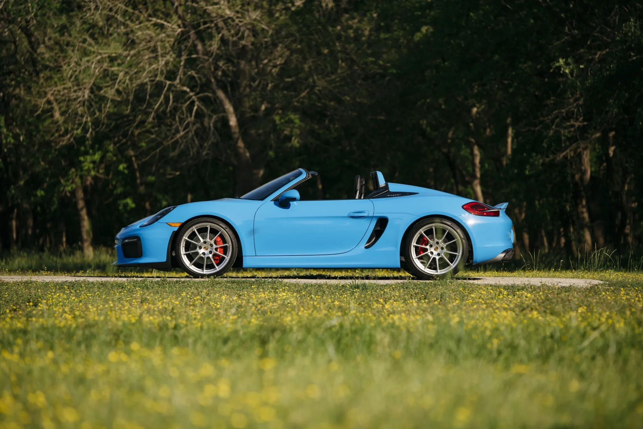 2016 Porsche Boxster Spyder in Mexico Blue