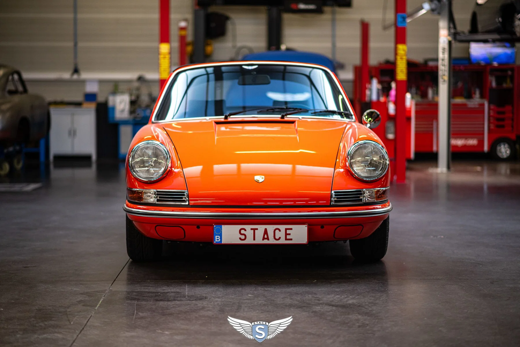 1968 Porsche 911 Targa in Blood Orange