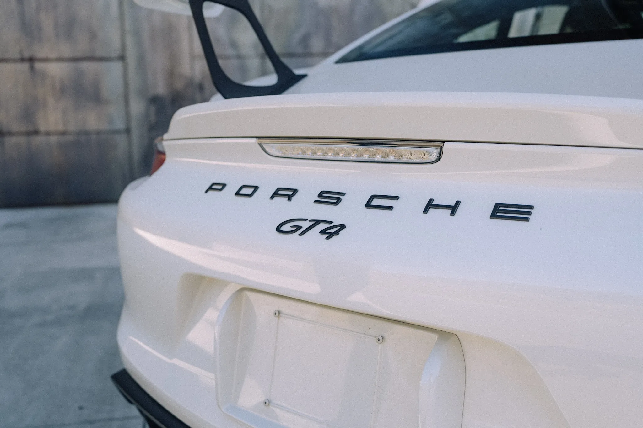2016 Porsche Cayman GT4 in Carrara White Metallic