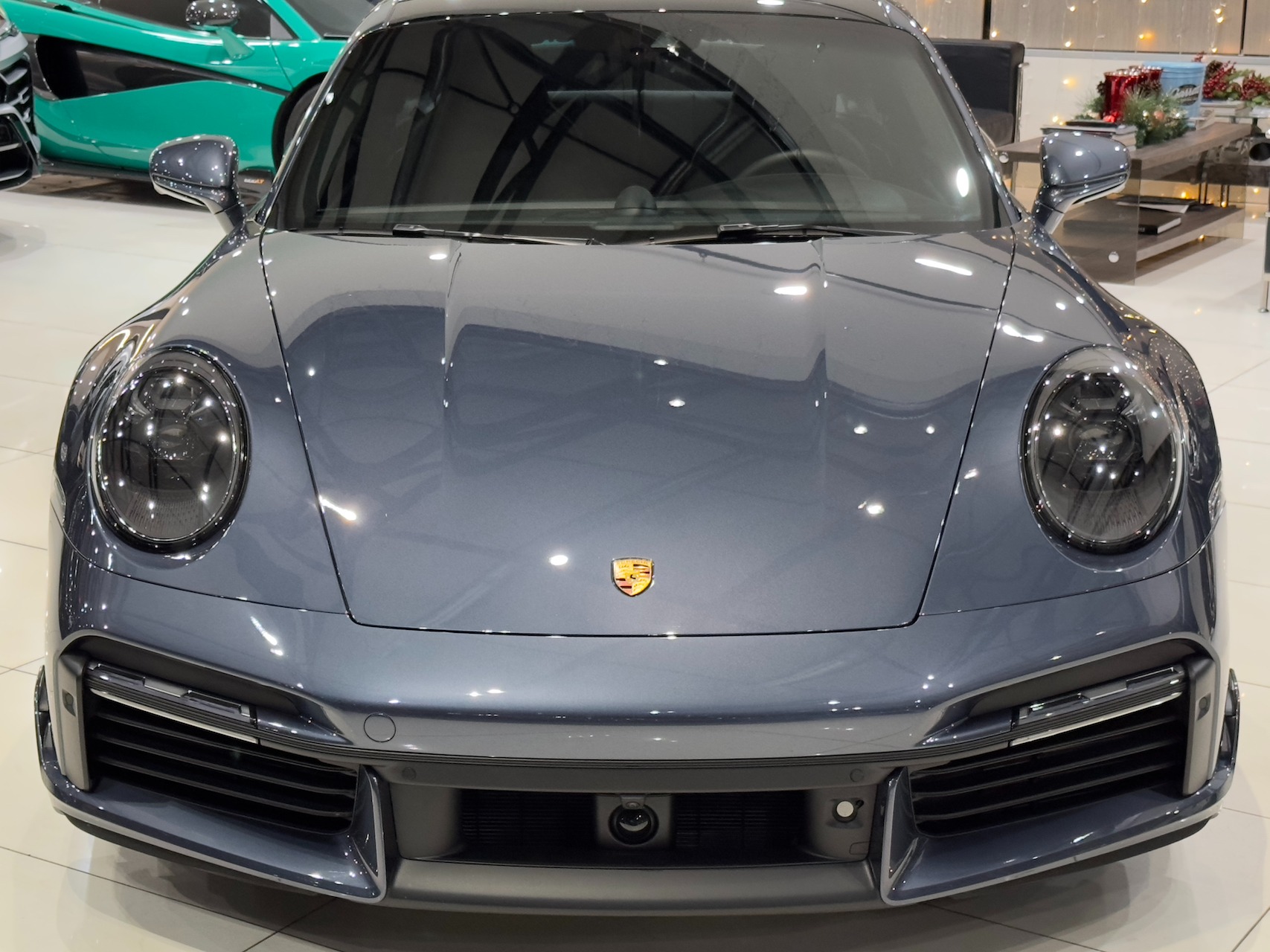 2022 Porsche 911 Turbo S Coupe in Yachting Blue Metallic 