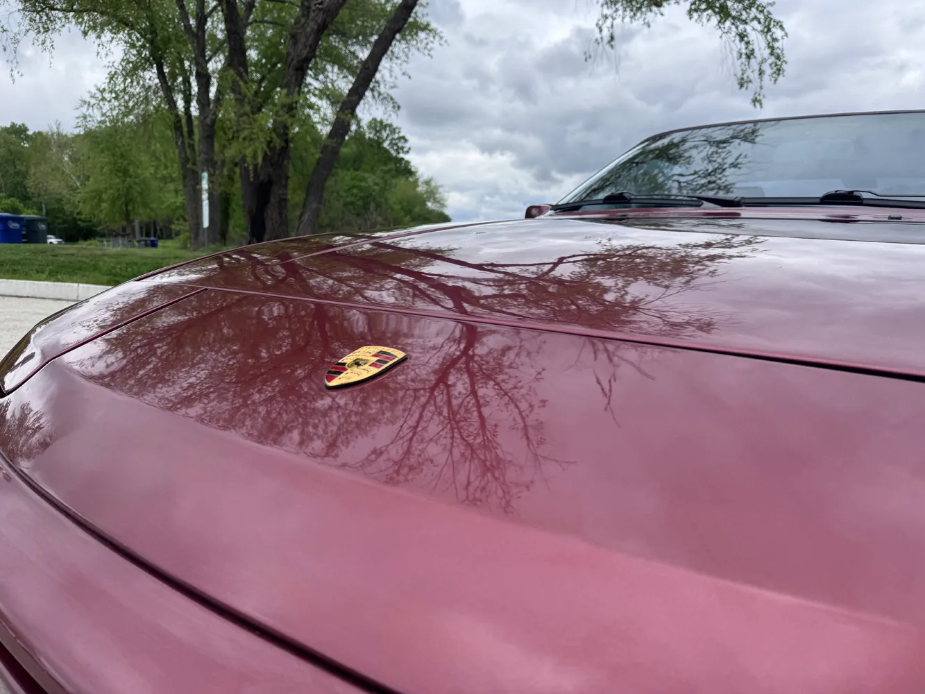 1986 Porsche 944 Turbo in Garnet Red Metallic