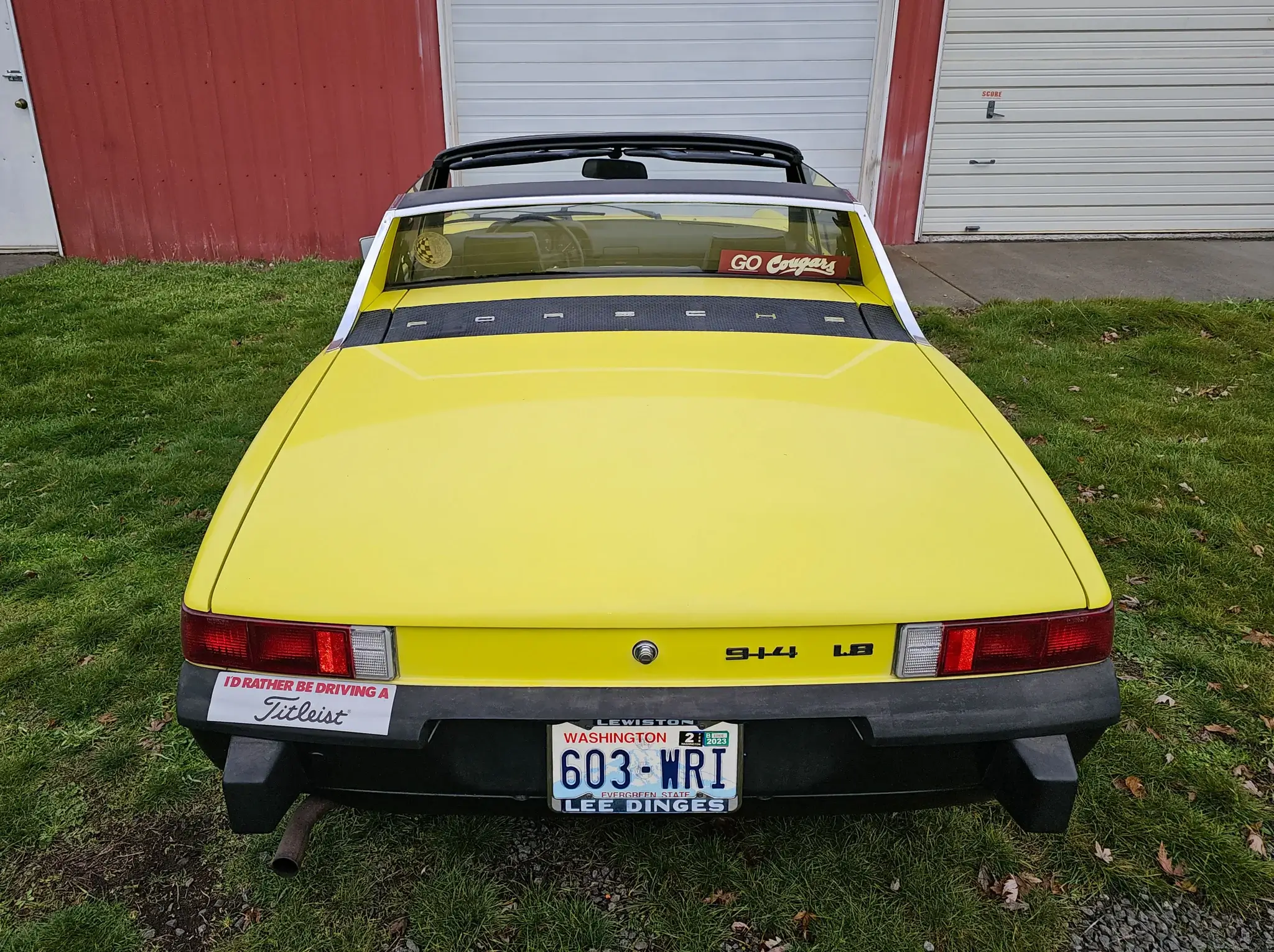 1974 Porsche 914 1.8 in Chrome Yellow