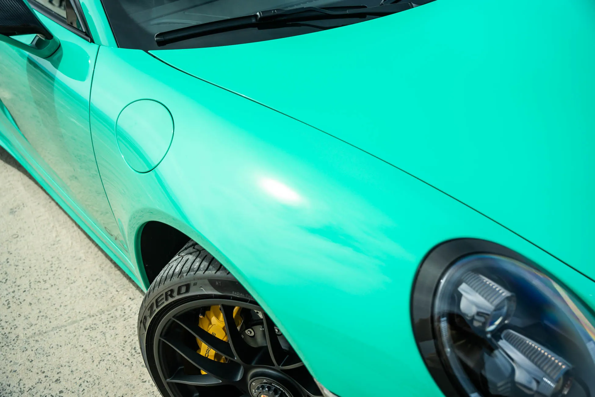 2019 Porsche 911 Carrera 4 GTS Coupe in Jade Green Metallic
