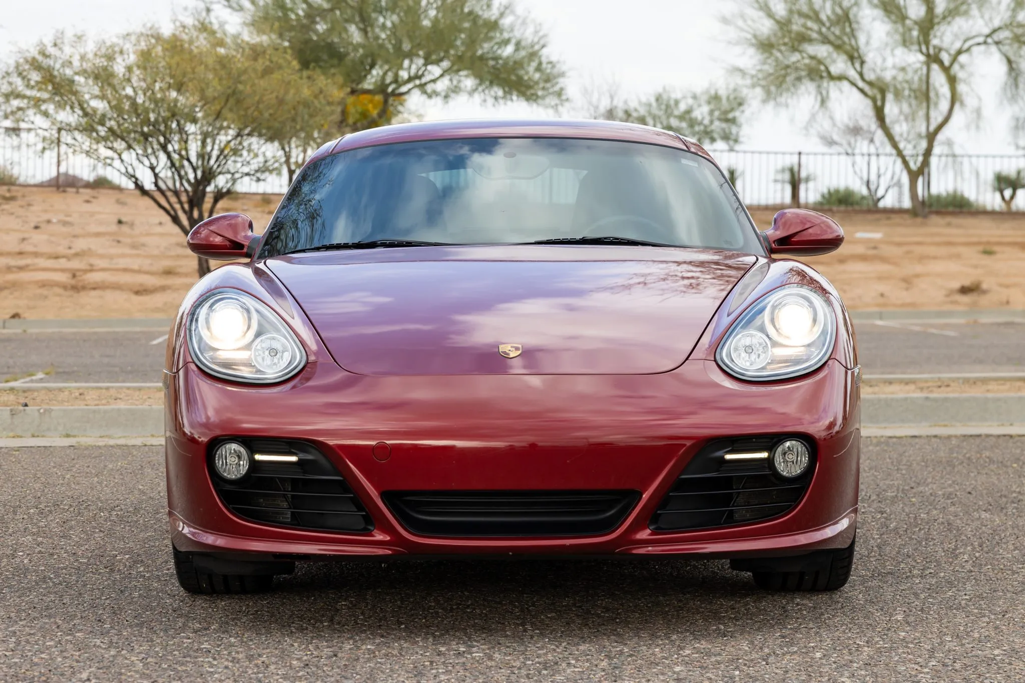 2009 Porsche Cayman S in Ruby Red Metallic