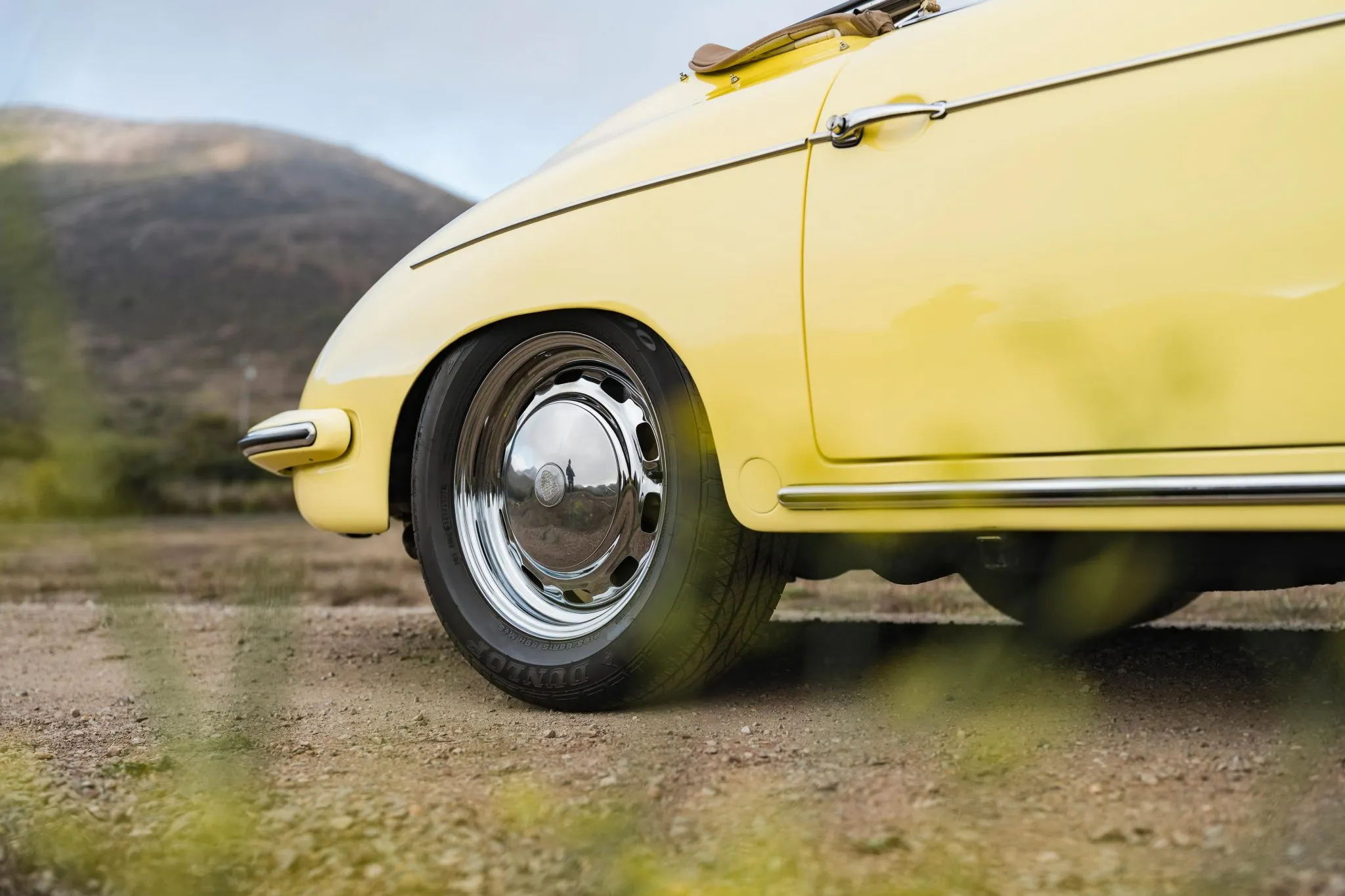 1961 Porsche 356B Roadster in Champagne Yellow