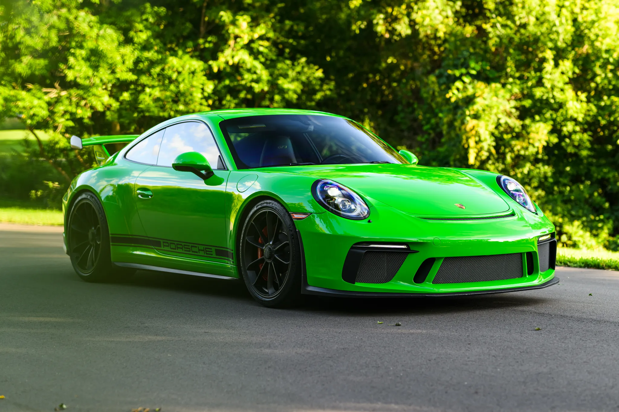2018 Porsche 911 GT3 in Green Yellow