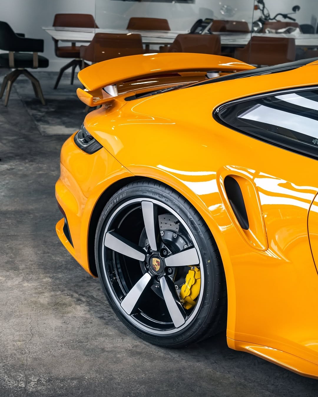 2022 Porsche 911 Turbo S in Bahama Yellow
