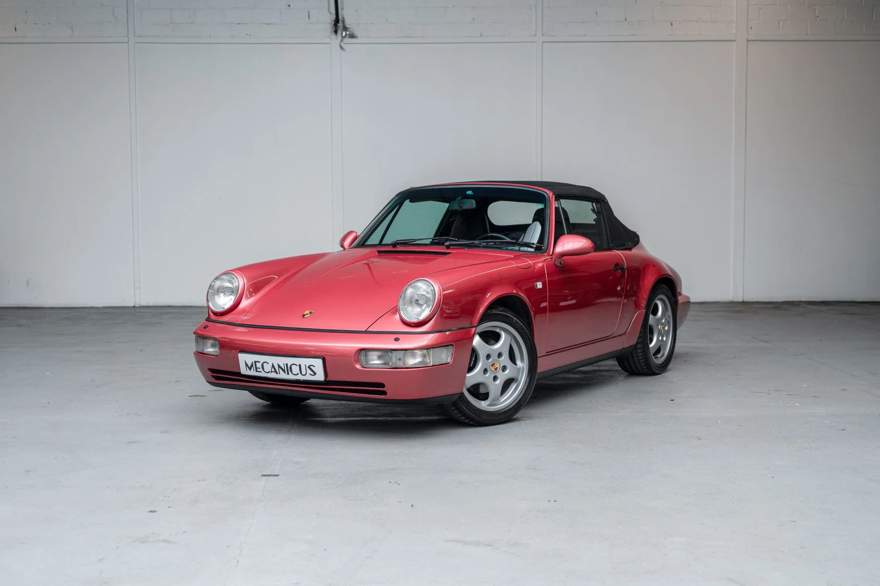 1993 Porsche 911 Carrera 2 Cabriolet in Raspberry Metallic