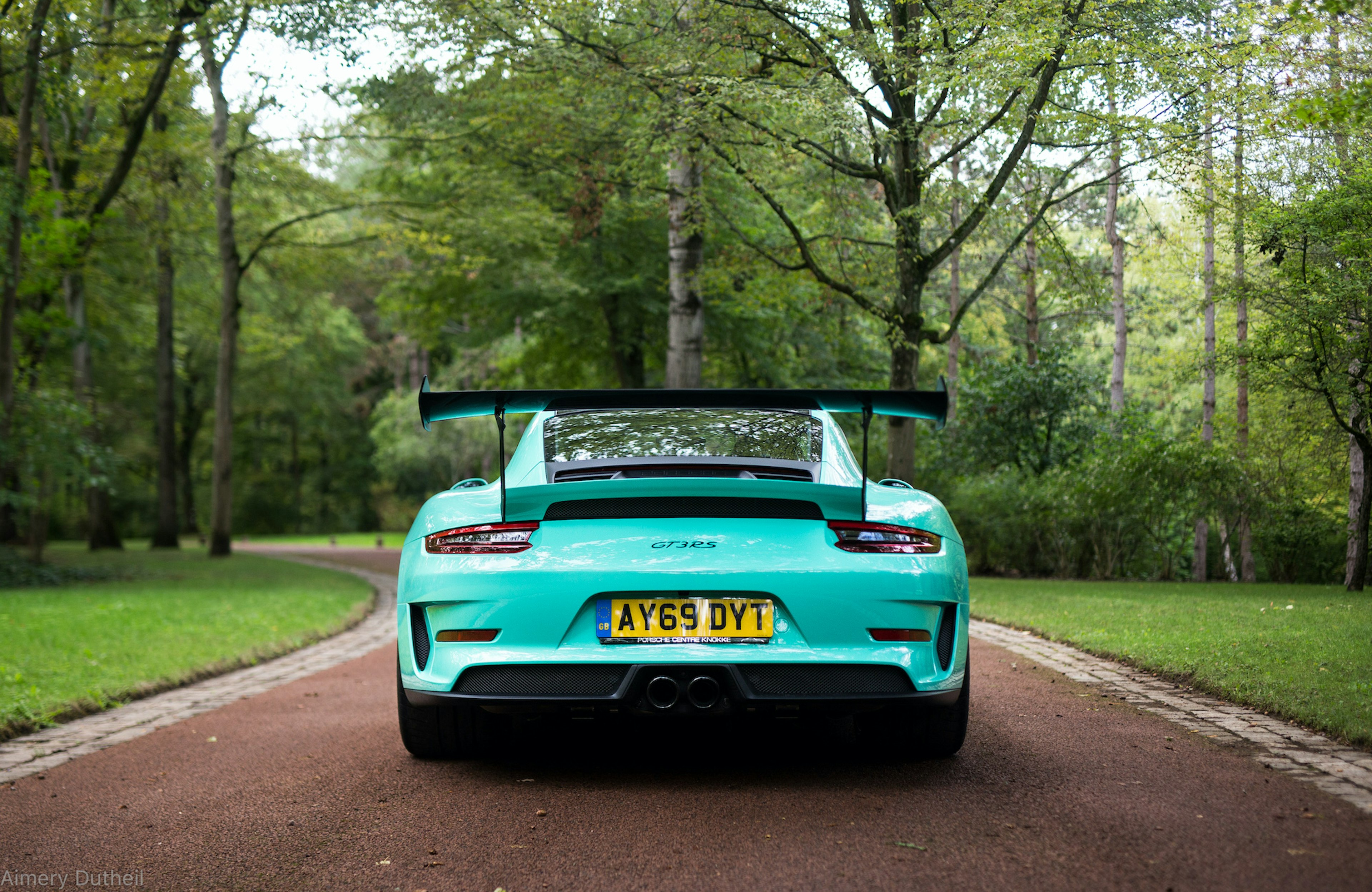 2019 Porsche 911 GT3 RS Weissach Pack in Mint Green