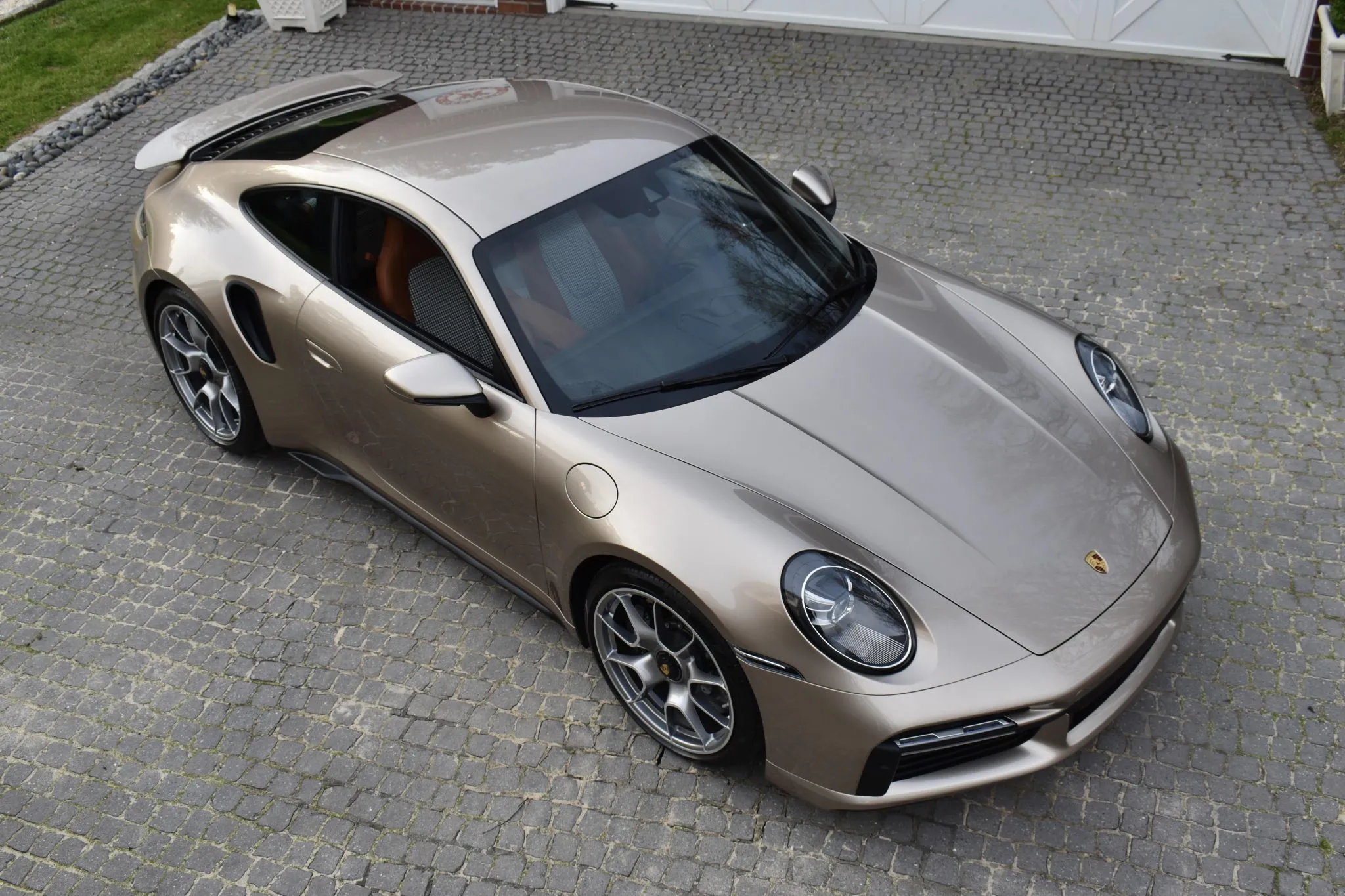 2024 Porsche 911 Turbo S Coupe in Palladium Metallic