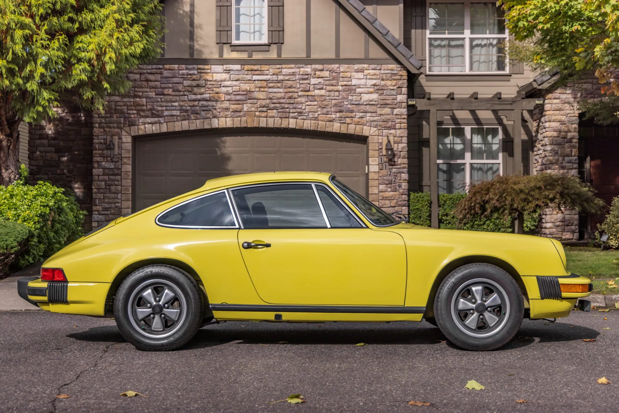 1977 Porsche 911S Coupe in Light Yellow