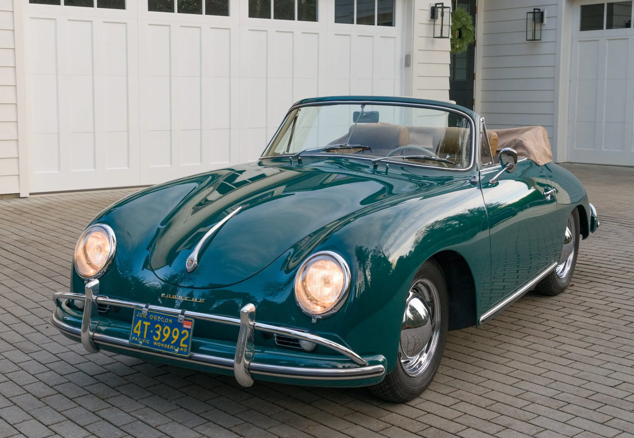 1959 Porsche 356A Cabriolet in Fjord Green
