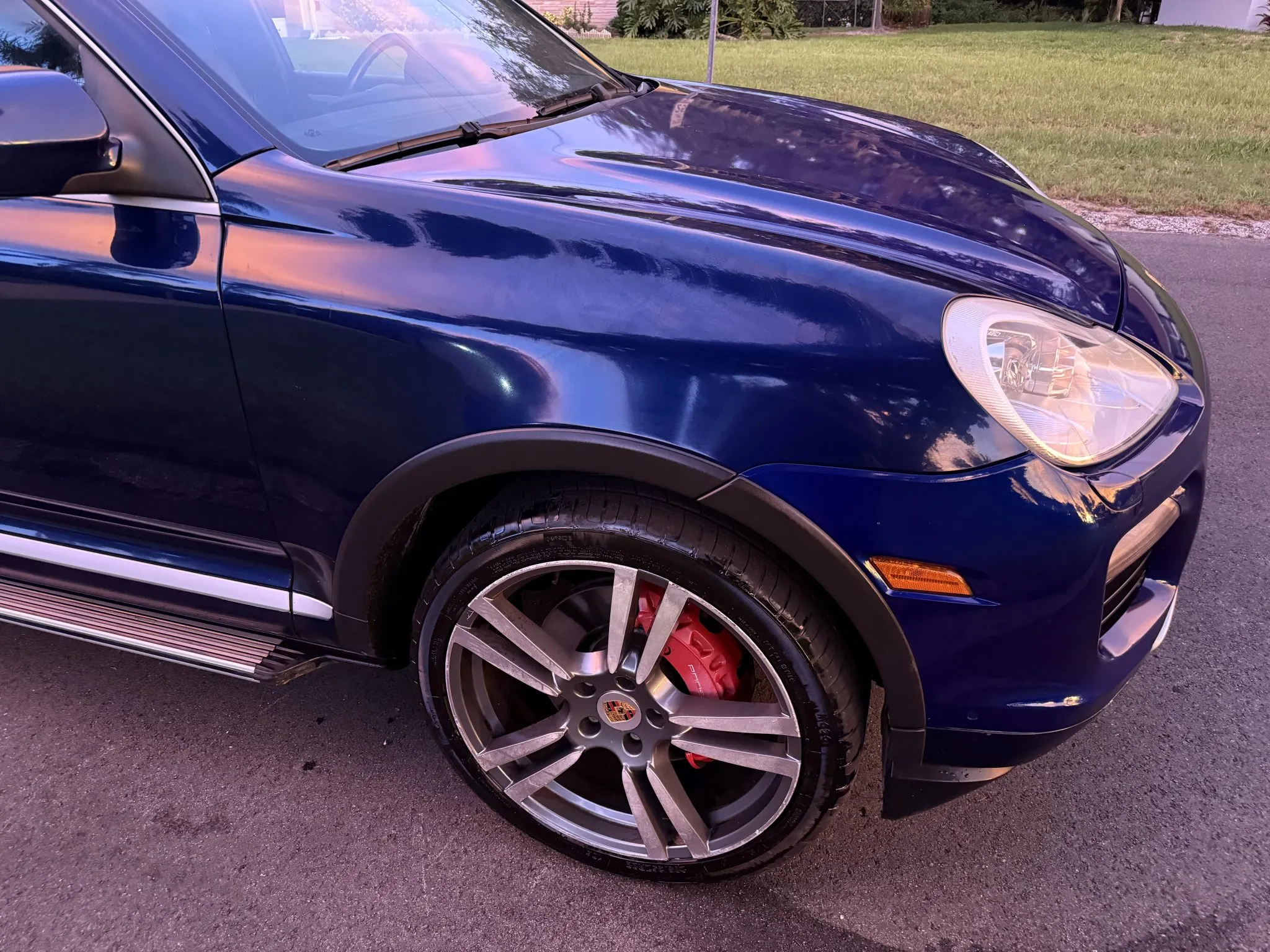 2008 Porsche Cayenne Turbo in Marine Blue Metallic