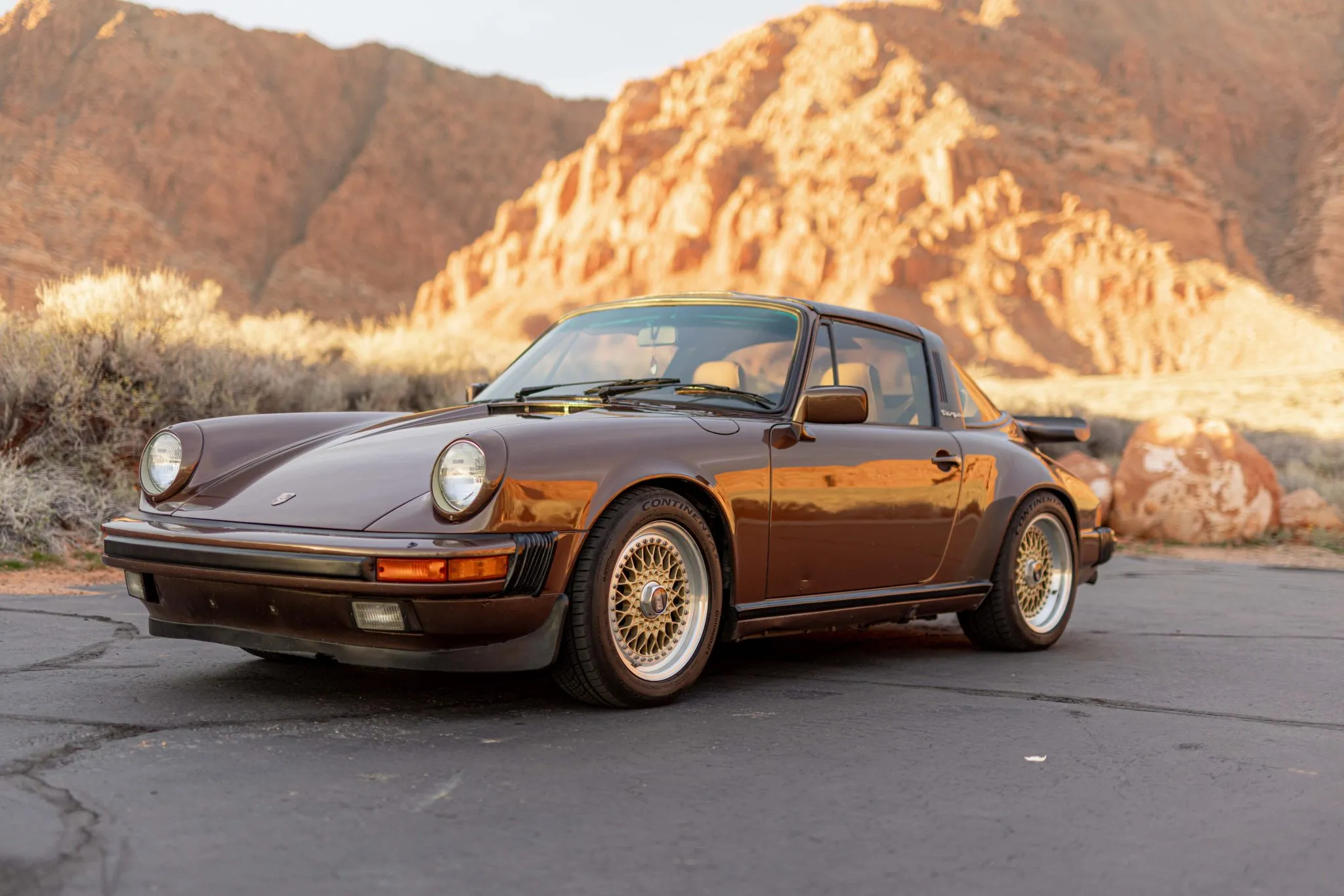 1986 Porsche 911 Carrera Targa in Nutmeg Brown Metallic