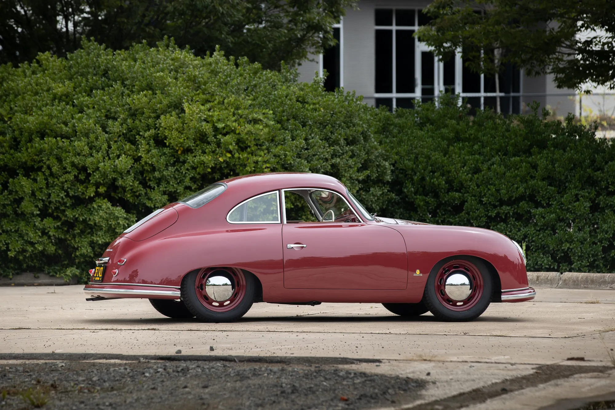1951 Porsche 356 Pre-A Split-Window Coupe in Maroon