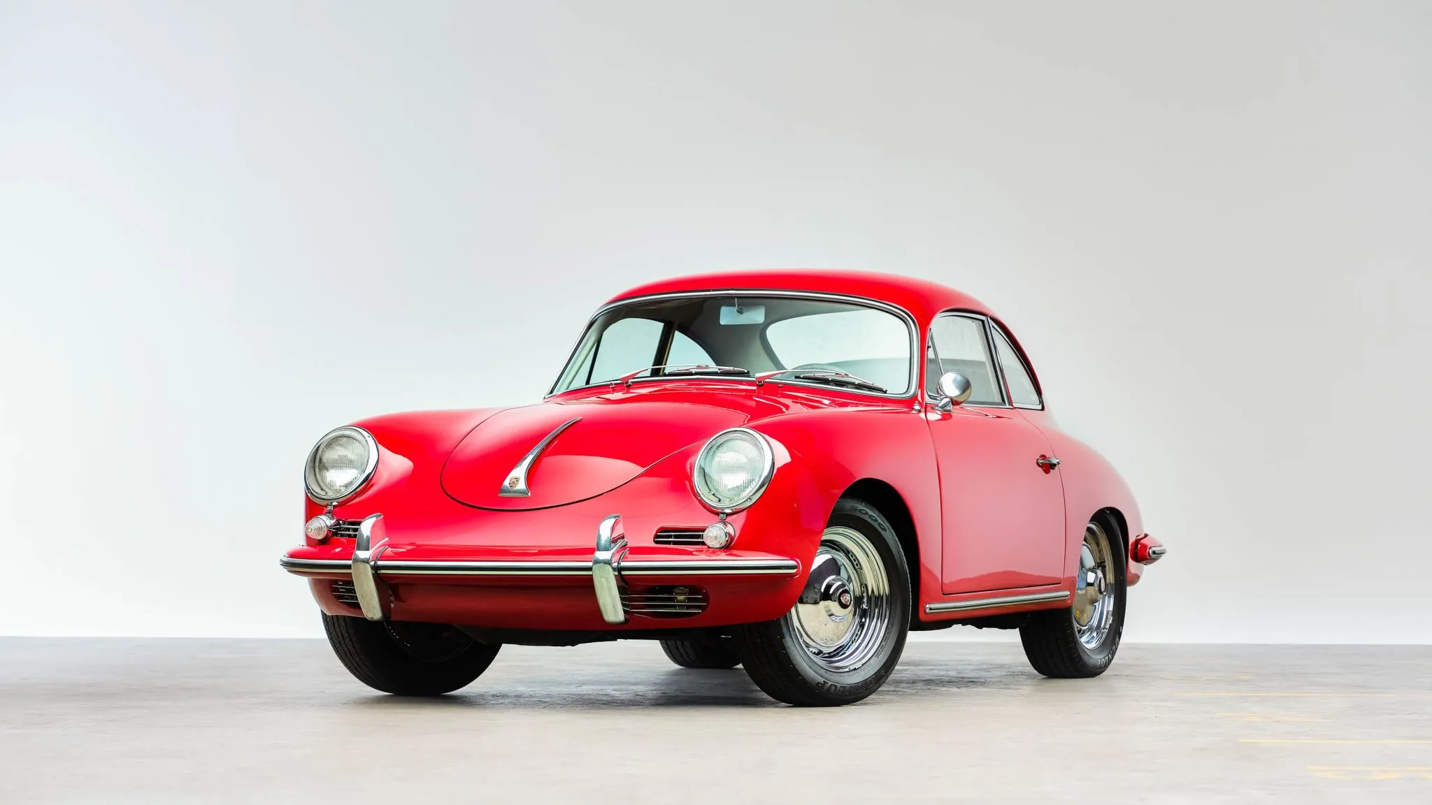 1961 Porsche 356B in Ruby Red