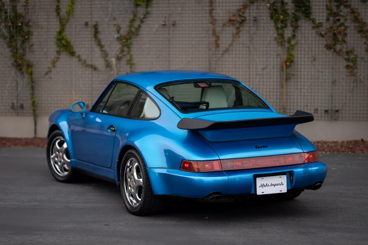1992 Porsche 911 Turbo in Tahoe Blue Metallic