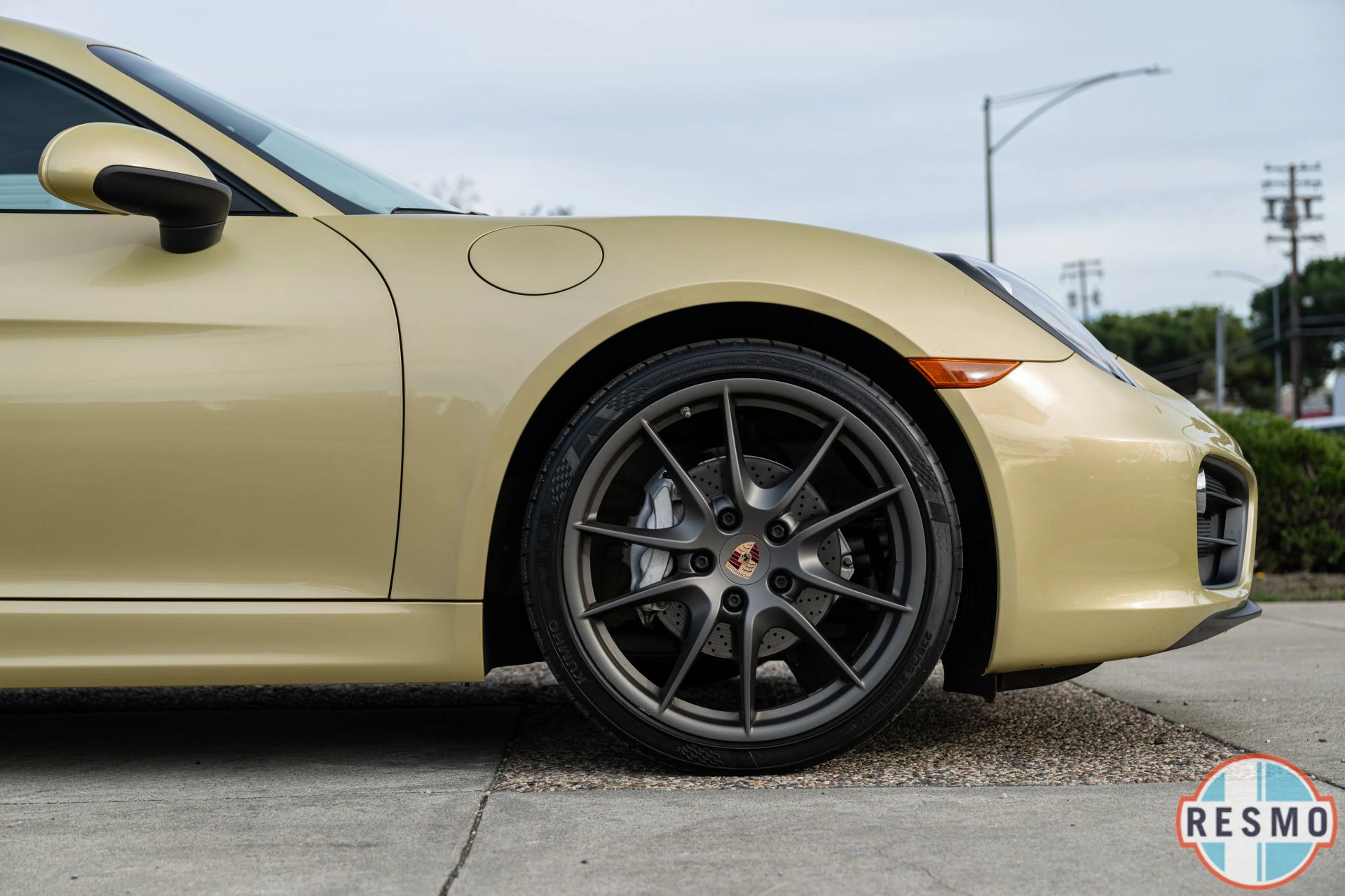 2015 Porsche Cayman Coupe in Lime Gold Metallic