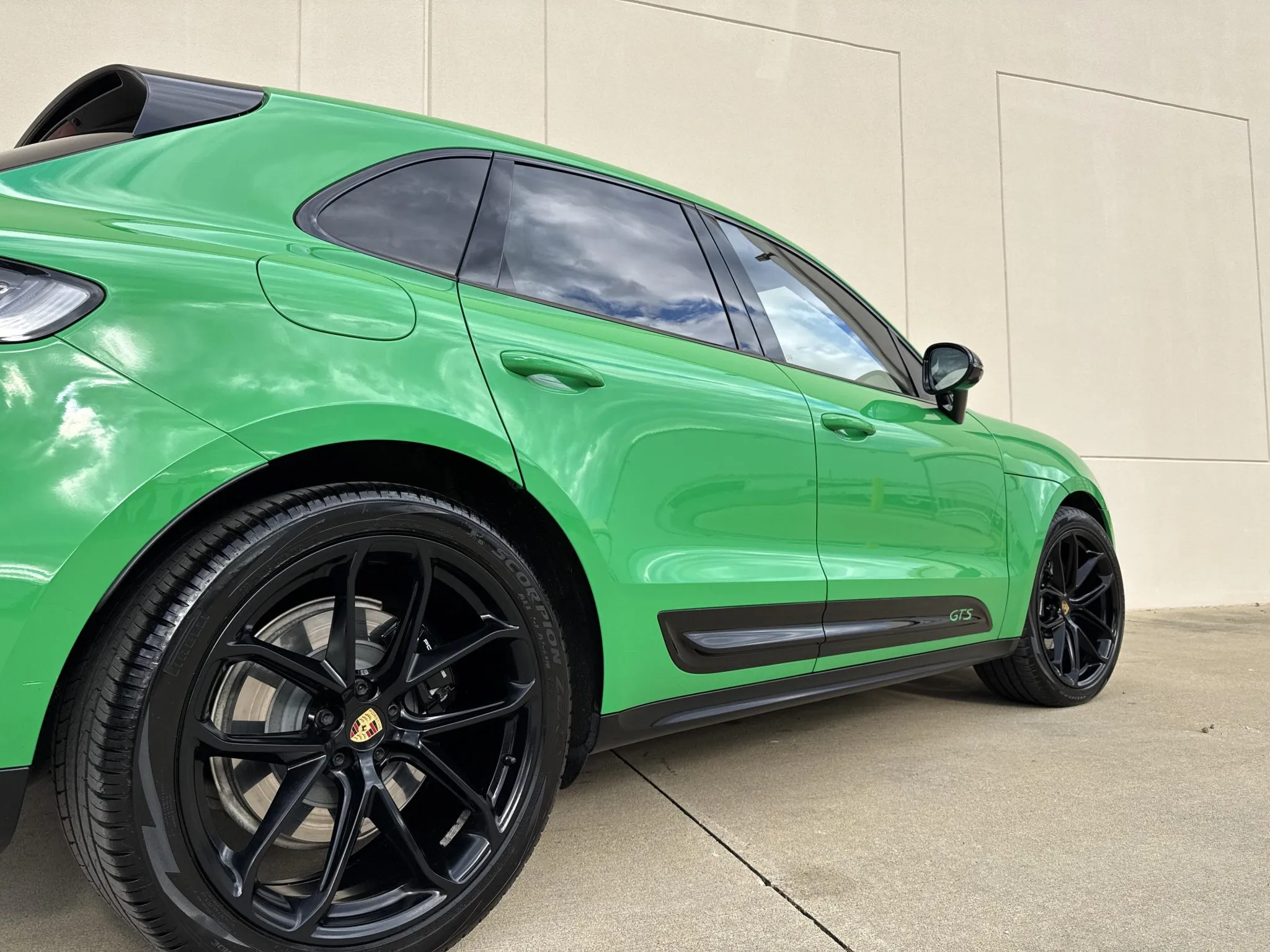 2022 Porsche Macan GTS in Python Green