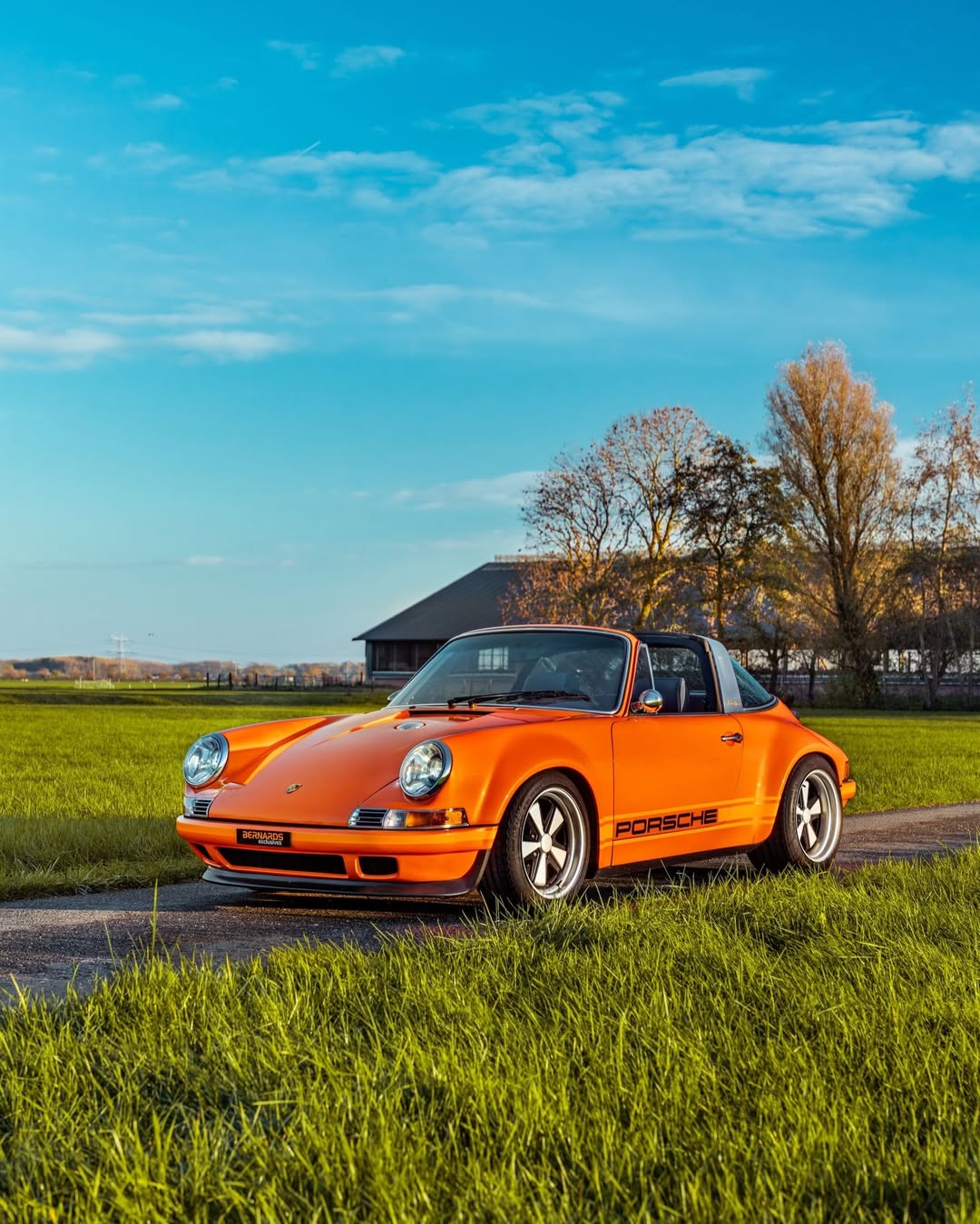 1990 Porsche 911 Targa by Lammertink in Orange Pearl