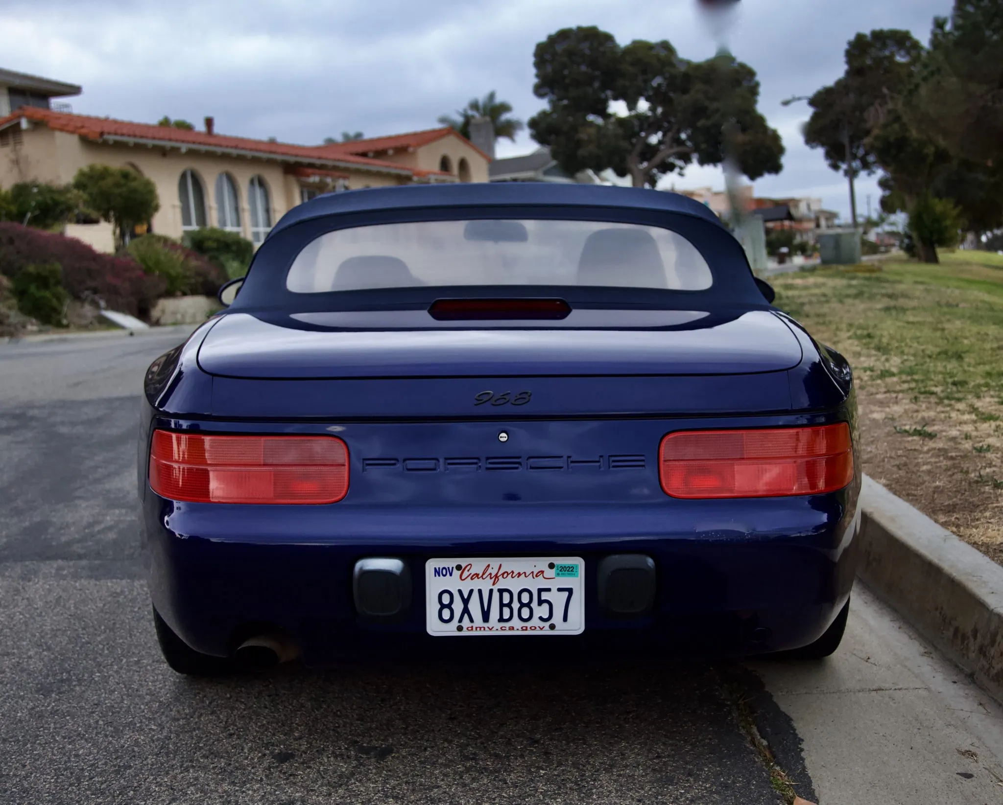 1994 Porsche 968 Cabriolet in Iris Blue Metallic