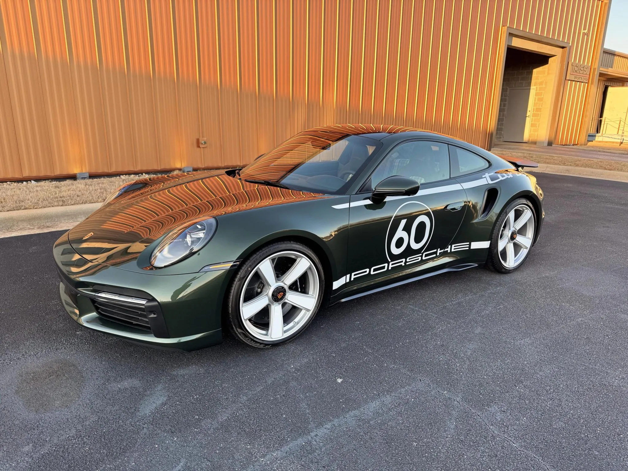2025 Porsche 911 Turbo 50 Years in Oak Green Metallic