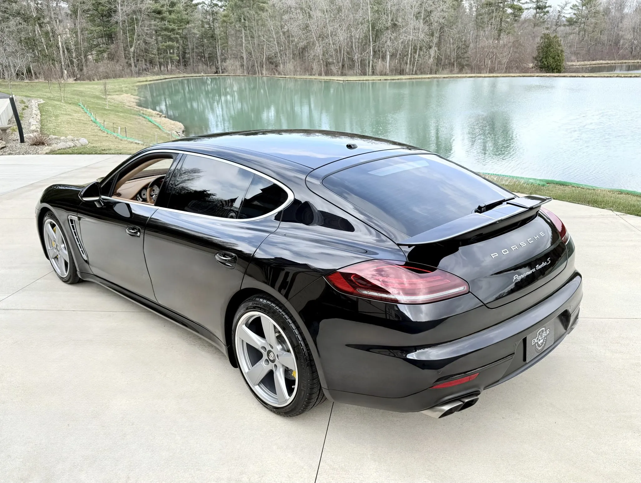 2014 Porsche Panamera Turbo S Executive in Basalt Black Metallic