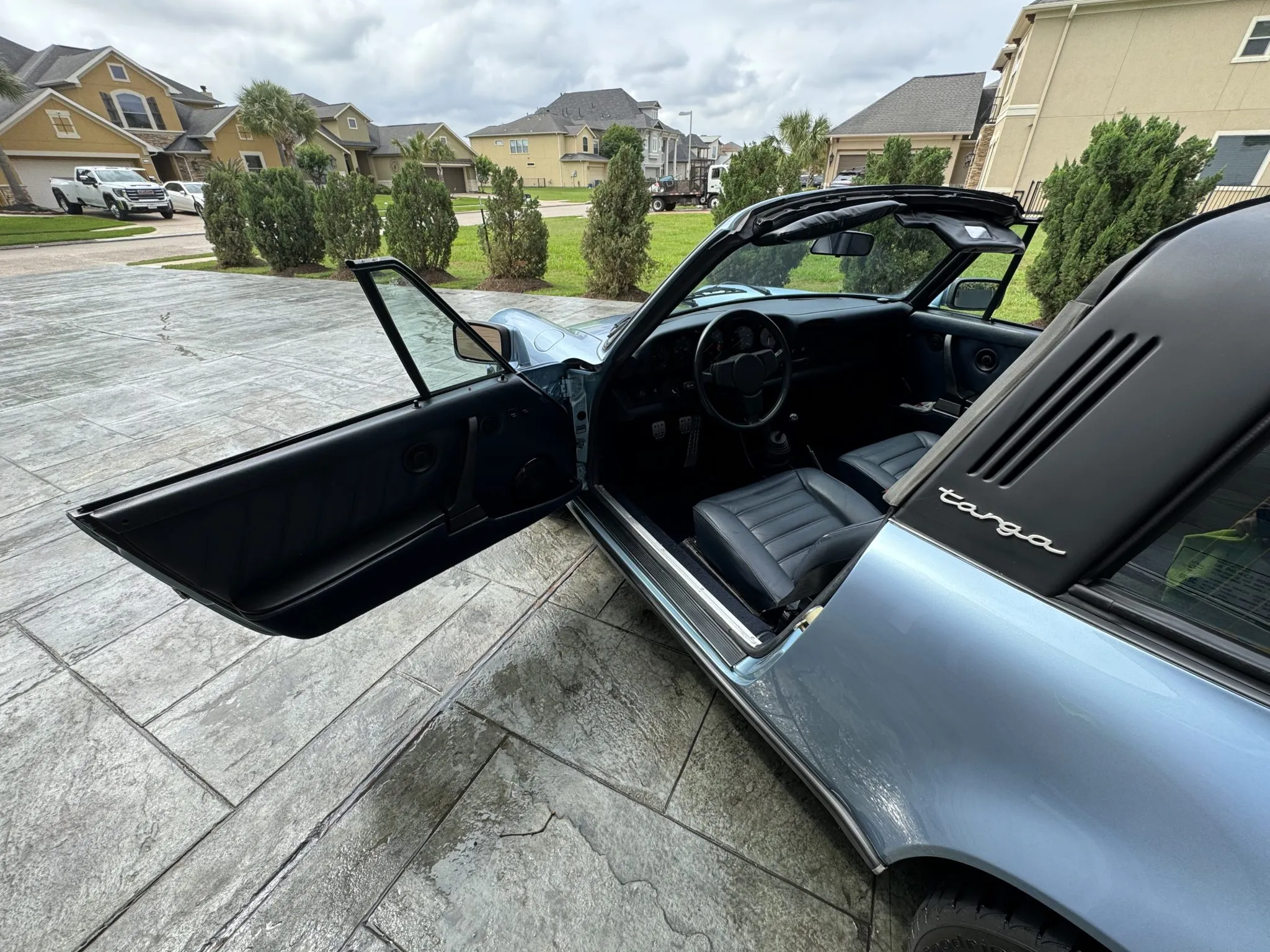 1980 Porsche 911SC Targa in Light Blue Metallic
