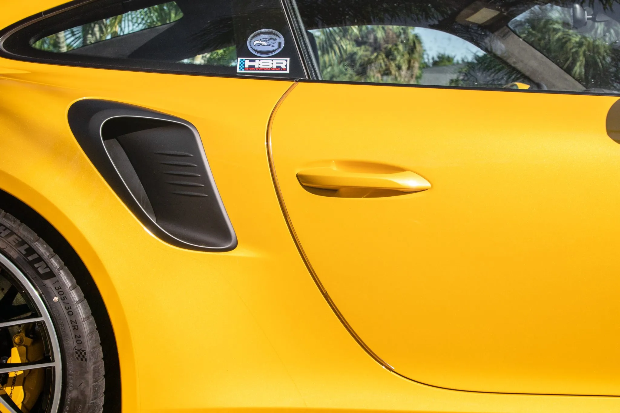 2018 Porsche 911 Turbo S Coupe in Saffron Yellow Metallic