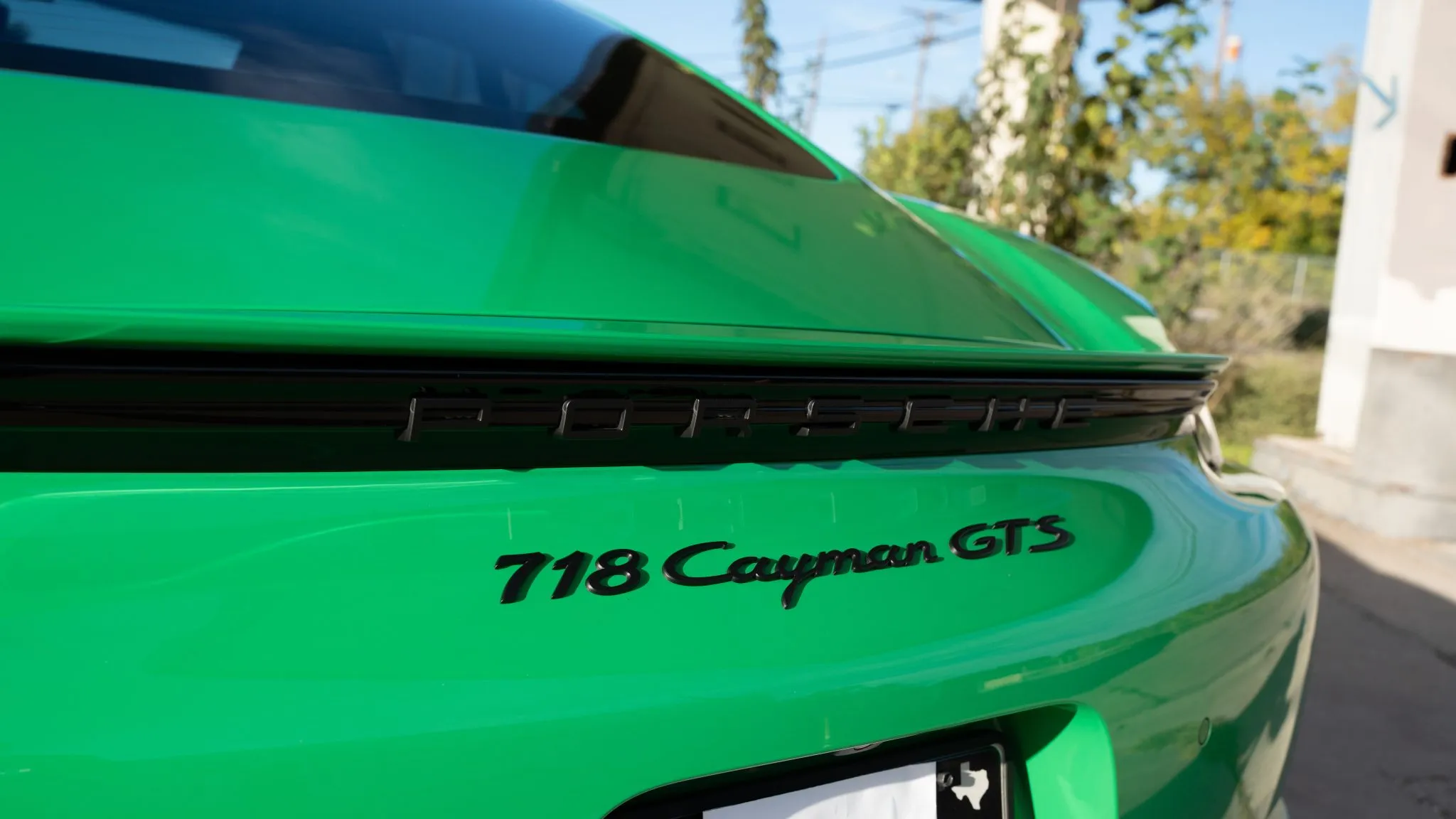 2023 Porsche 718 Cayman GTS 4.0 in Python Green