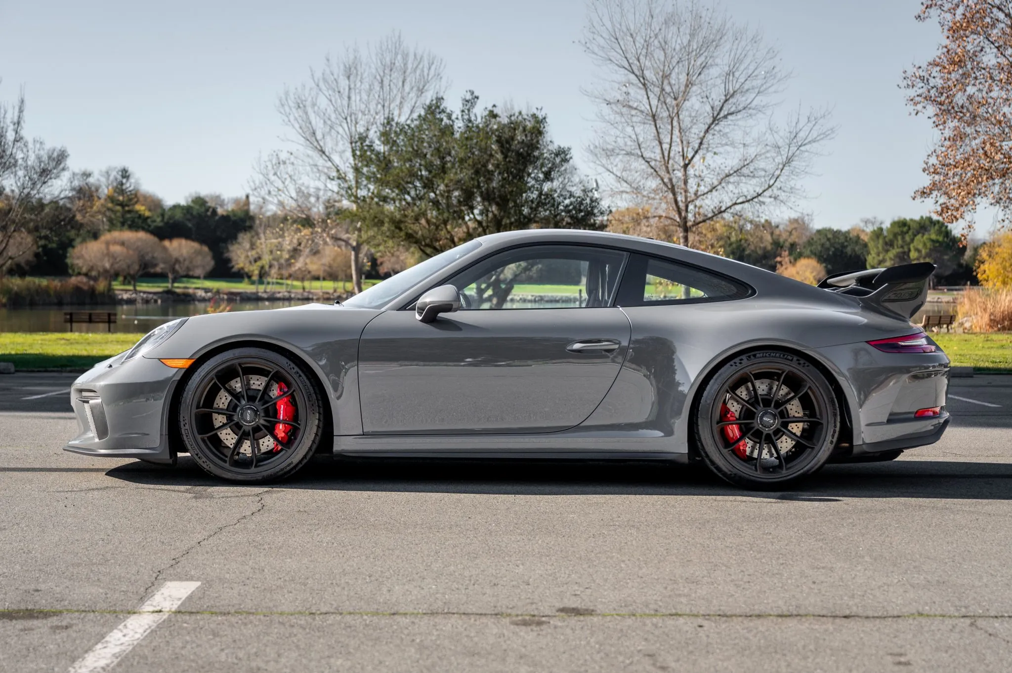2018 Porsche 911 GT3 in Grigio Telesto Metallic