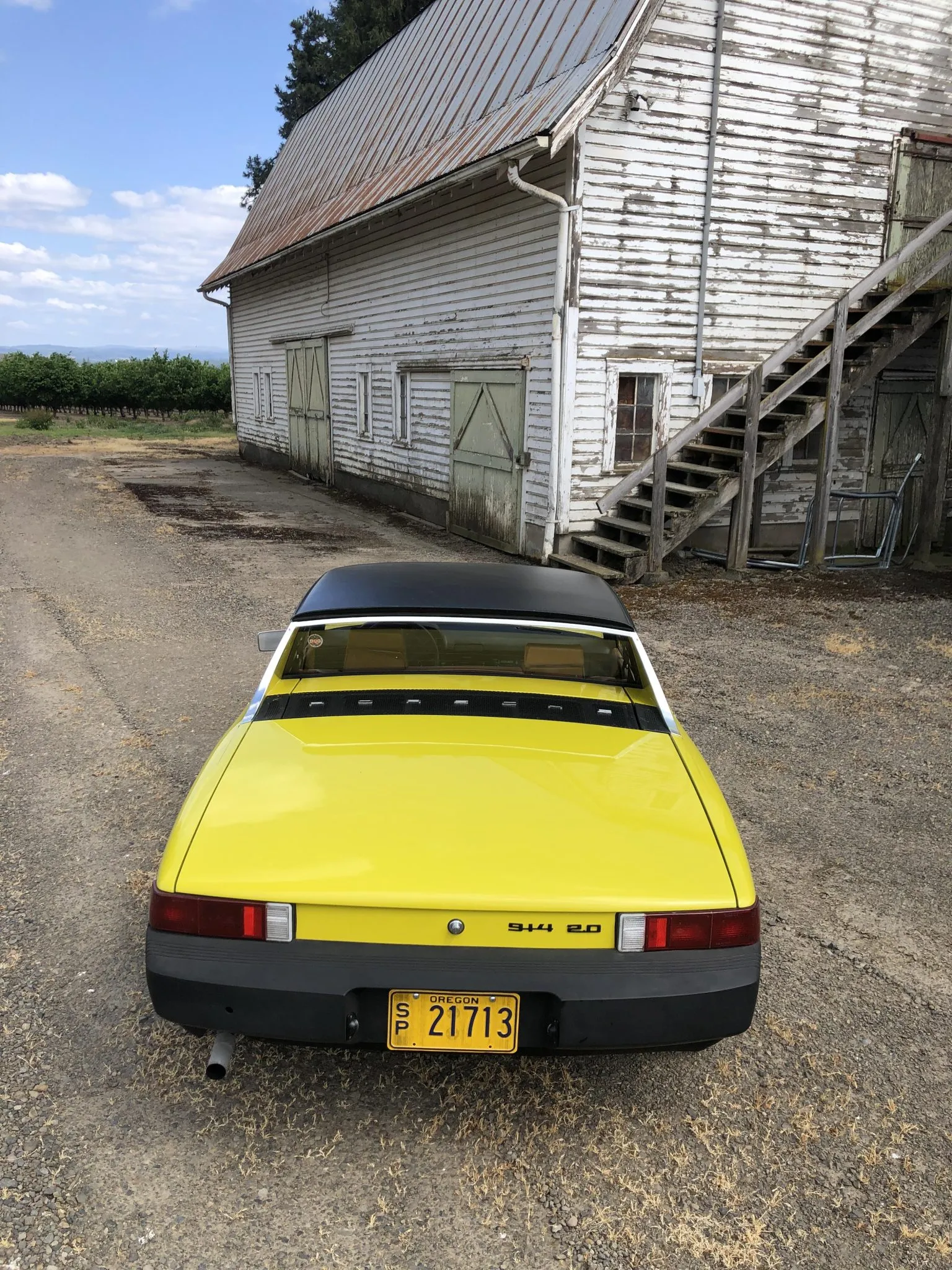1975 Porsche 914 in Berber Yellow