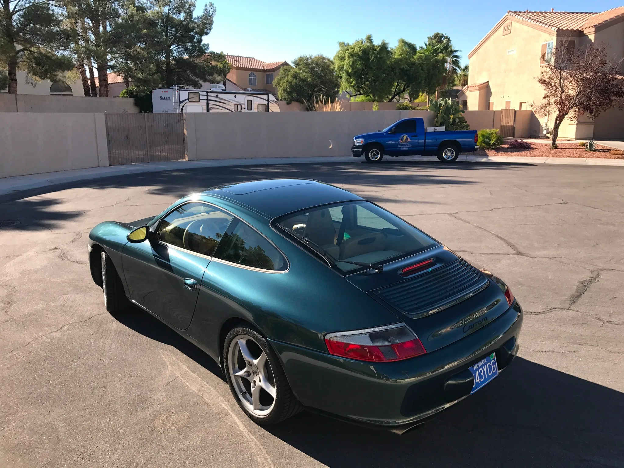 2003 Porsche 911 Carrera Coupe in Dark Teal Metallic