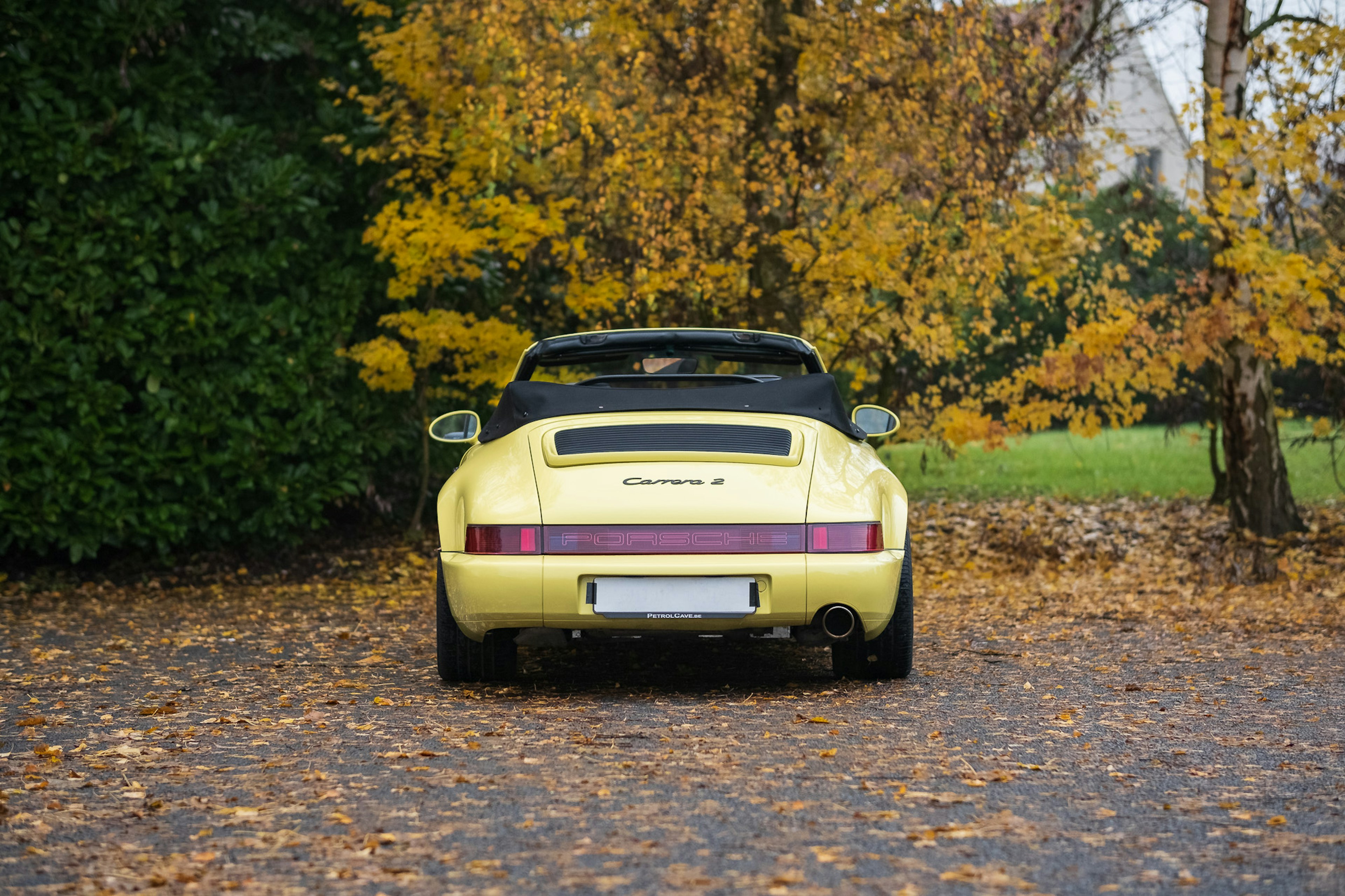 1991 Porsche 911 Carrera 2 Cabriolet in Summer Yellow