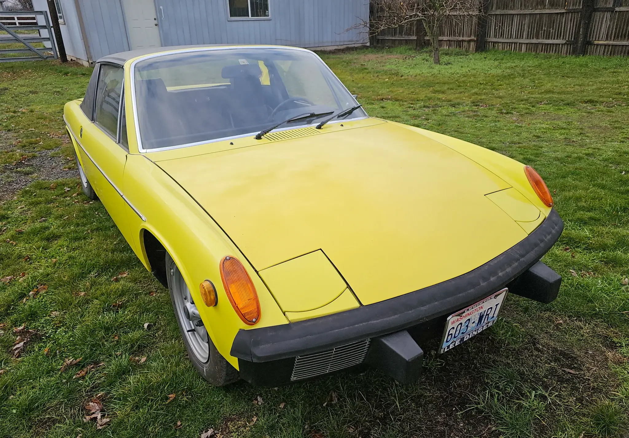 1974 Porsche 914 1.8 in Chrome Yellow