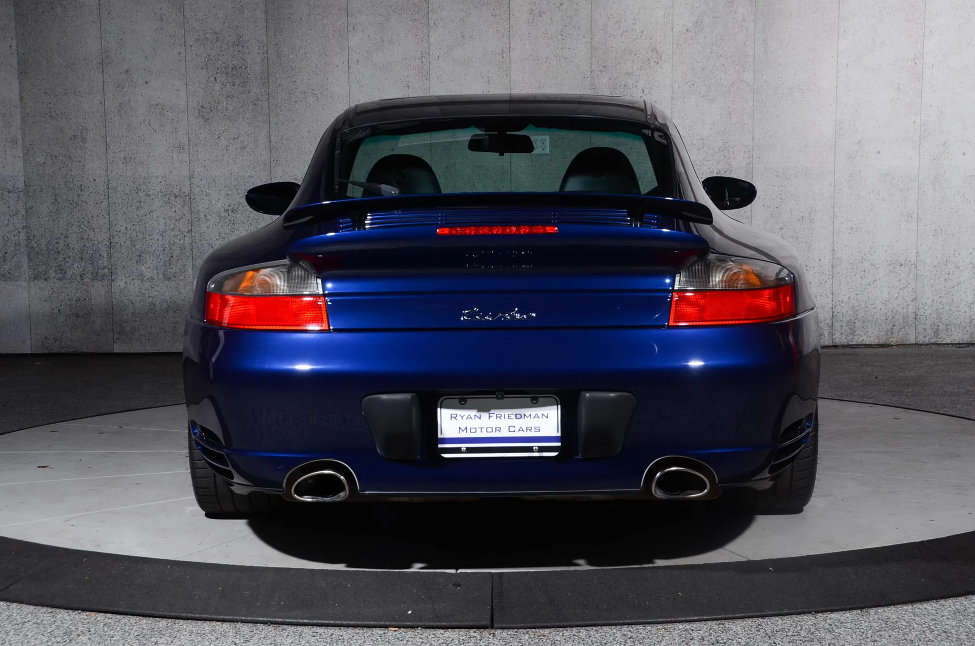2001 Porsche 911 Turbo Coupe in Lapis Blue Metallic