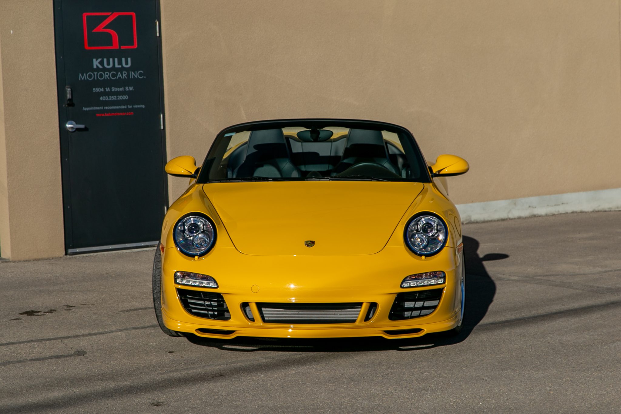 2011 Porsche 911 Speedster In Speed Yellow