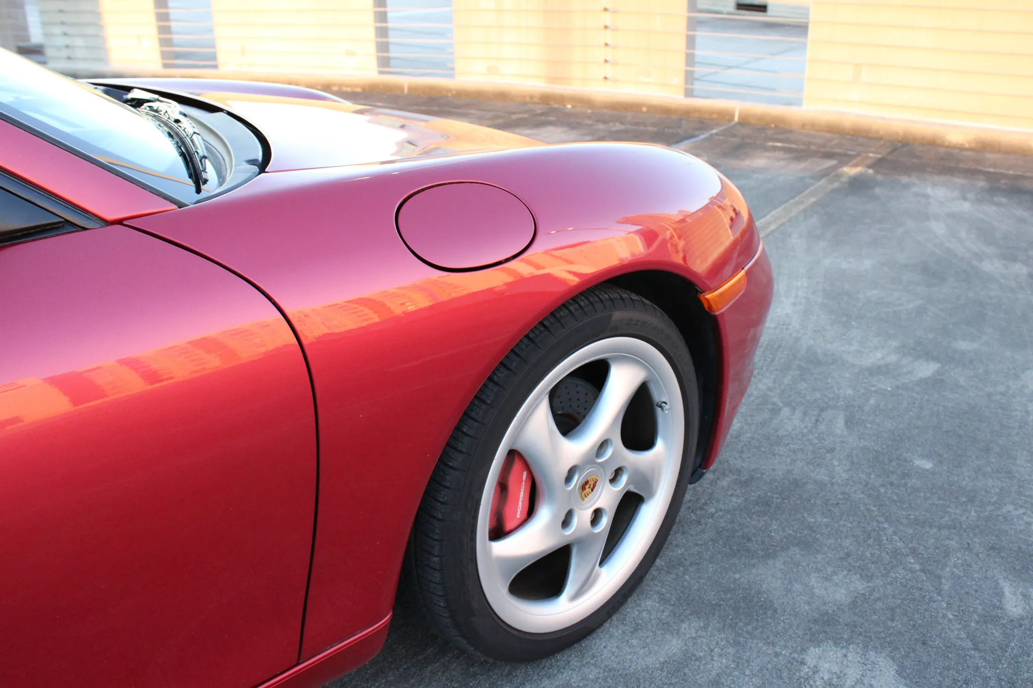 2001 Porsche Boxster S in Orient Red Metallic