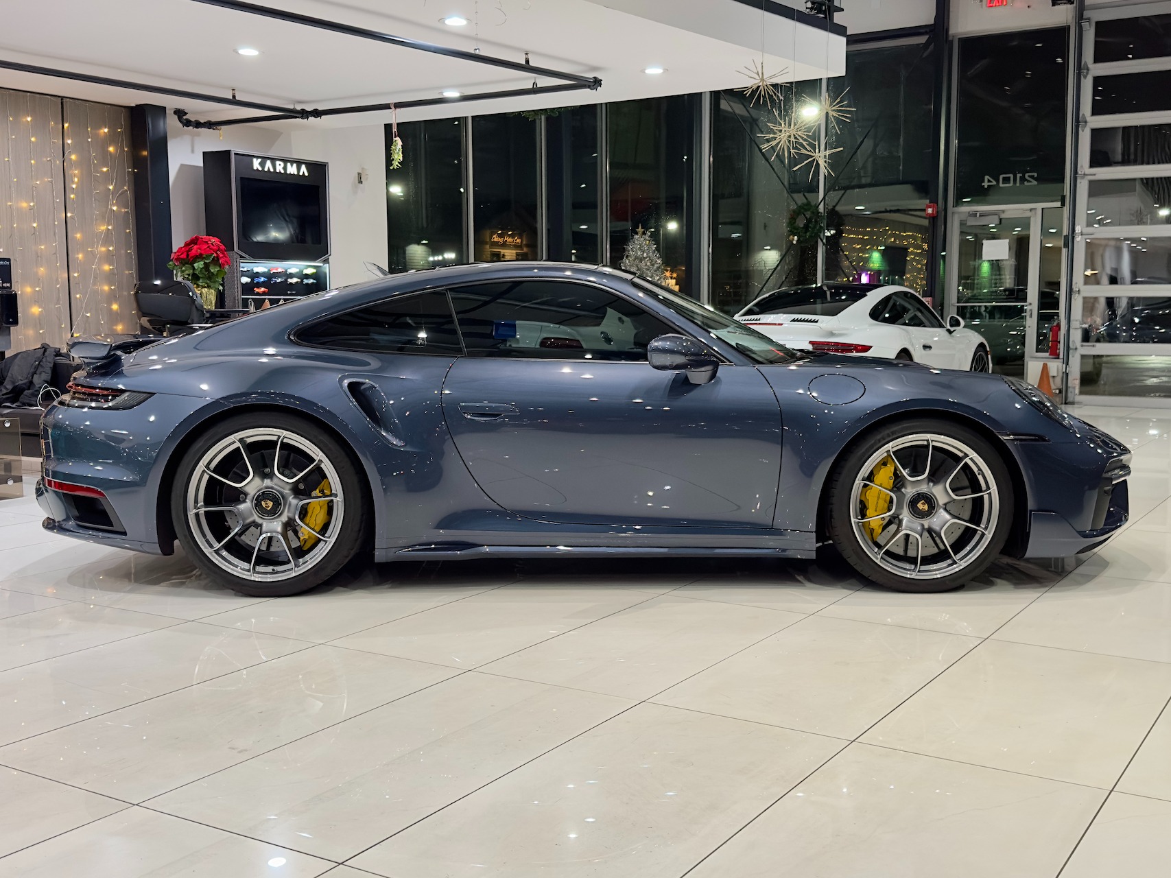 2022 Porsche 911 Turbo S Coupe in Yachting Blue Metallic 